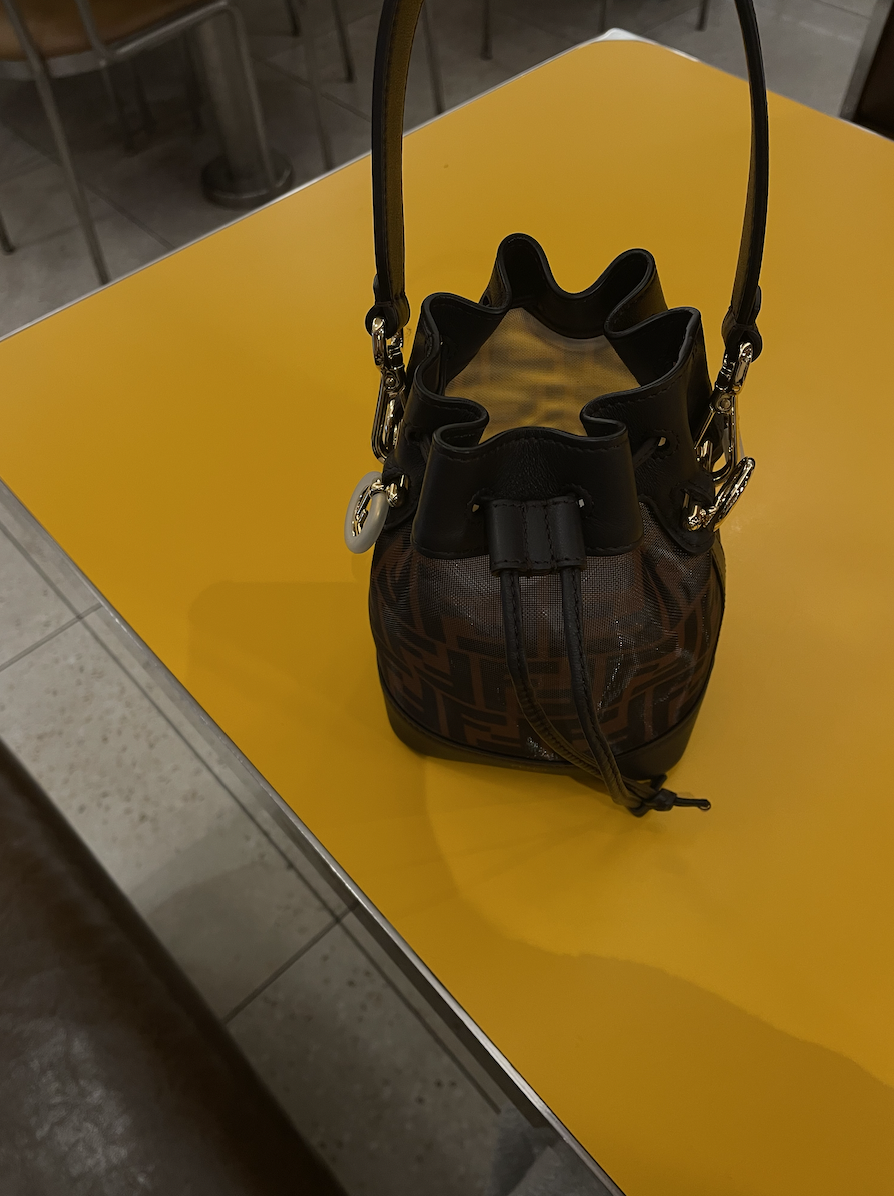 Fendi-mini Mon Tresor bucket bag