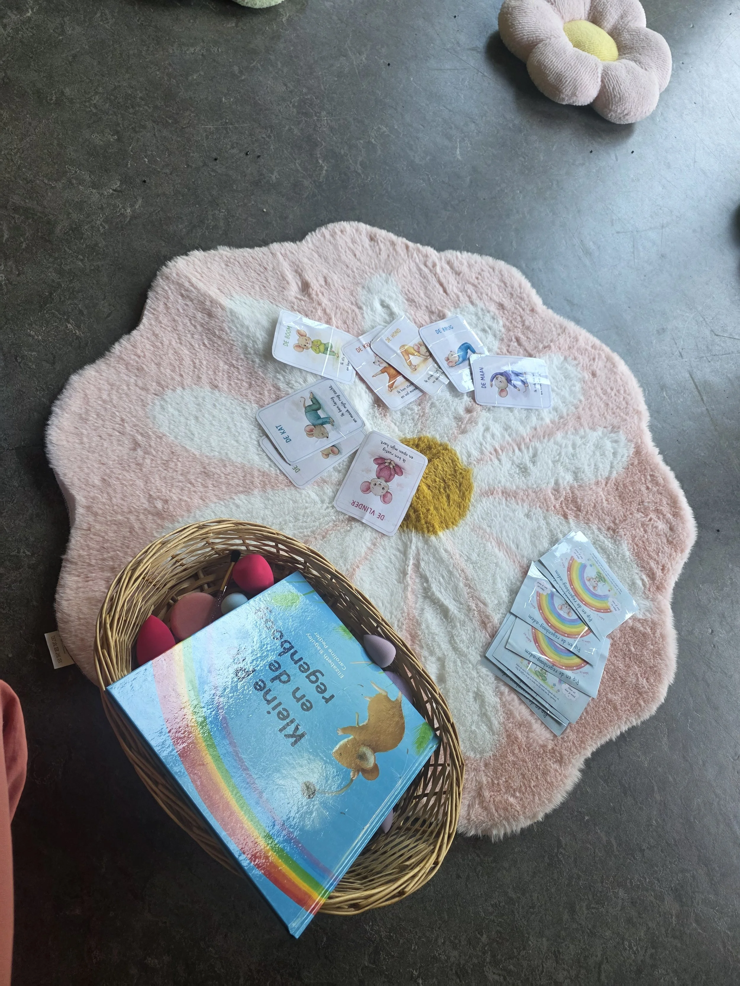 workshop samen met kinderen te leren rond rust te krijgen in hun hoofd