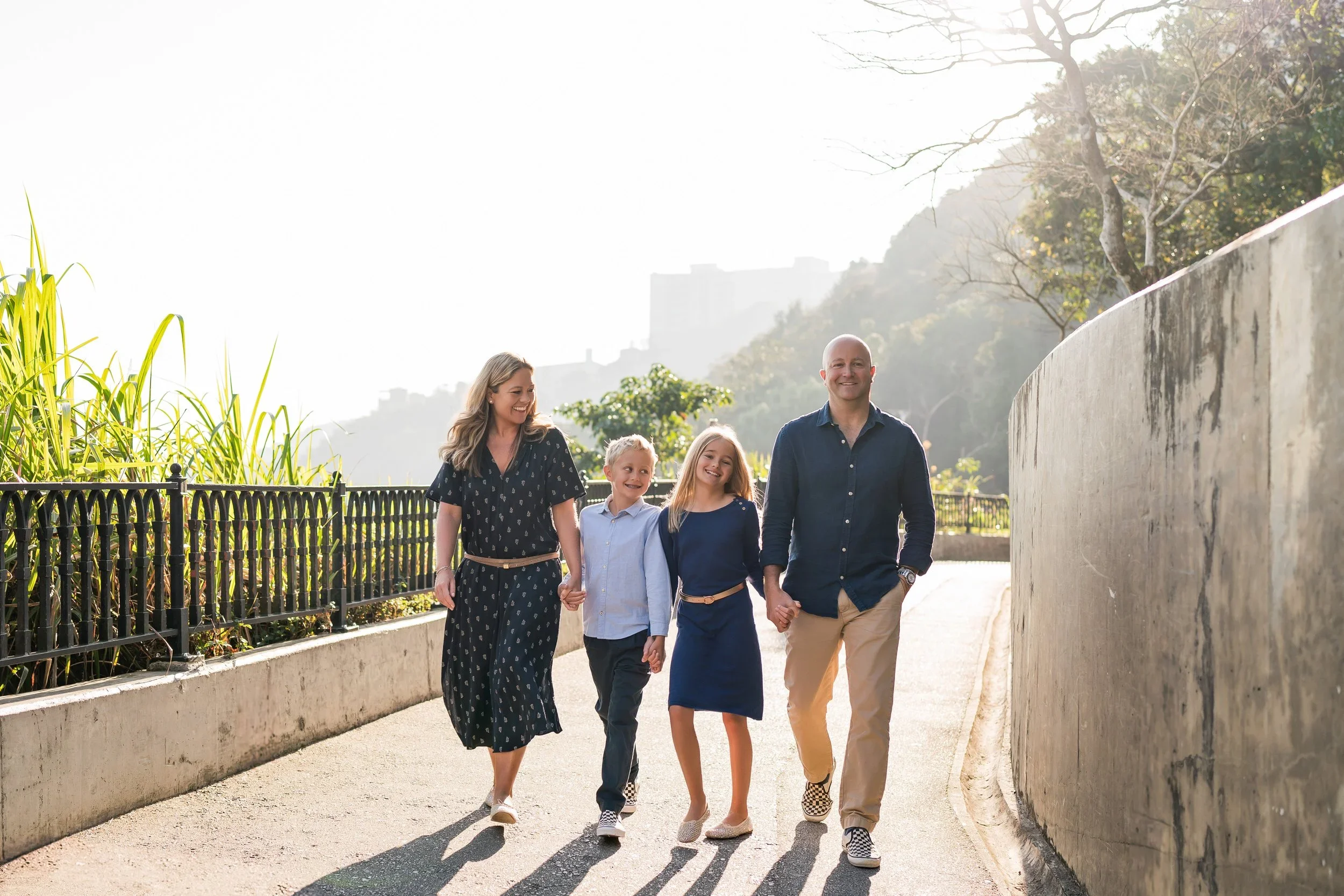 The best time of day for family photos in Hong Kong