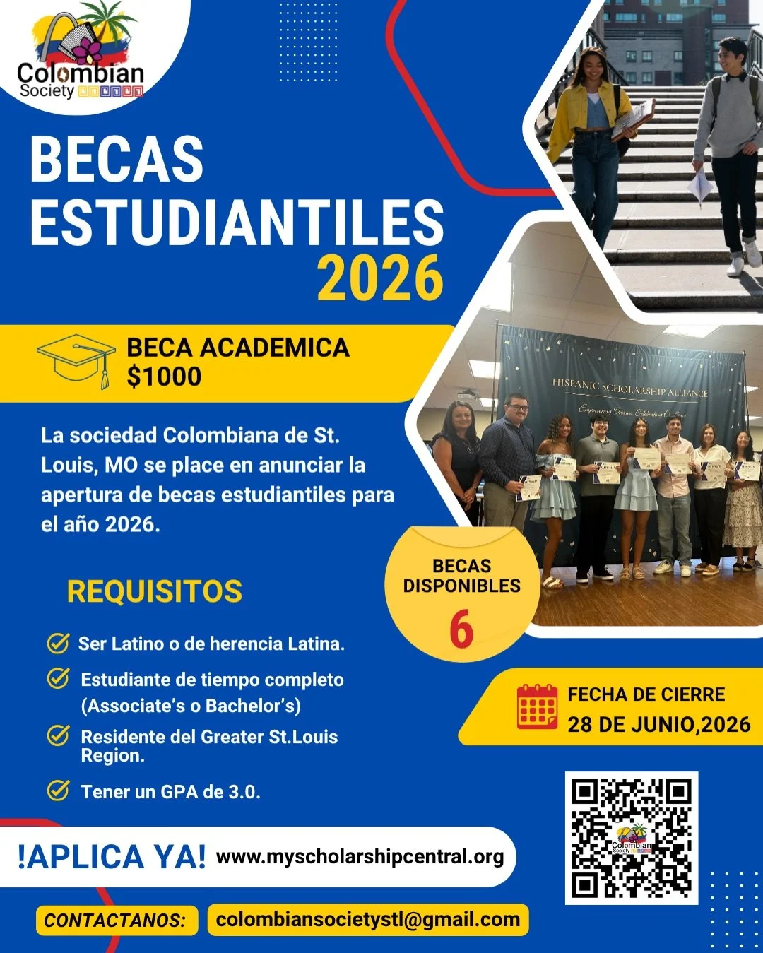Becas Estudiantiles 2026 / Scholarship Program