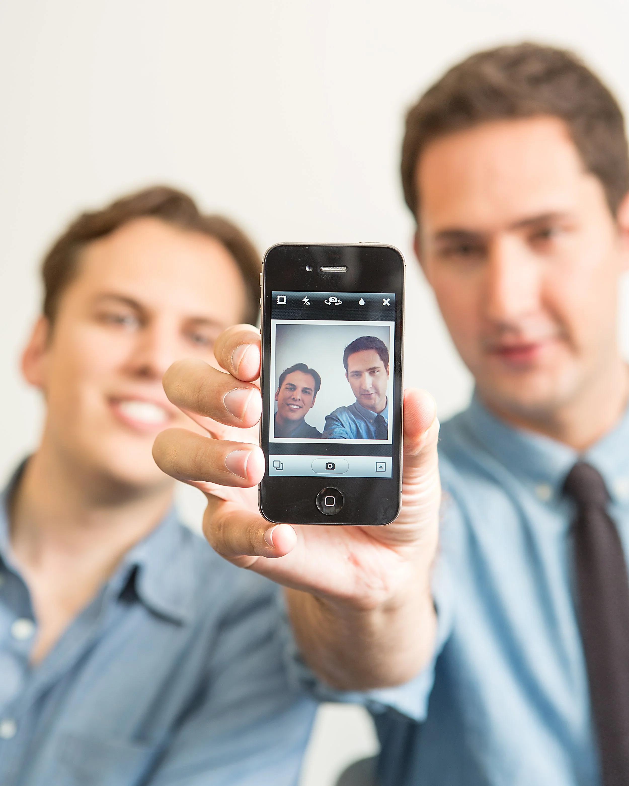 Instagram founders 
Mike Krieger  + Kevin Systrom Vanity Fair