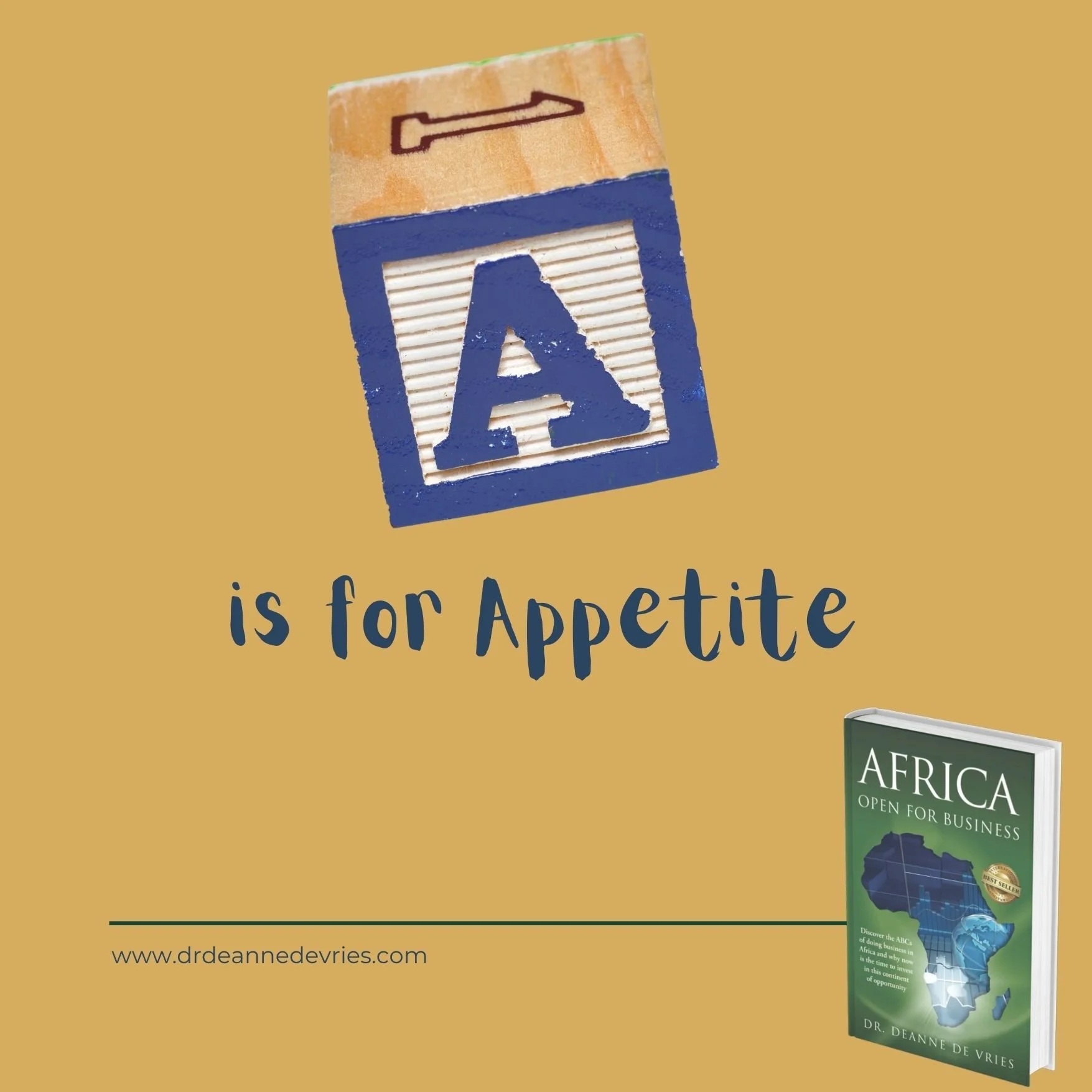 “A” IS FOR APPETITE