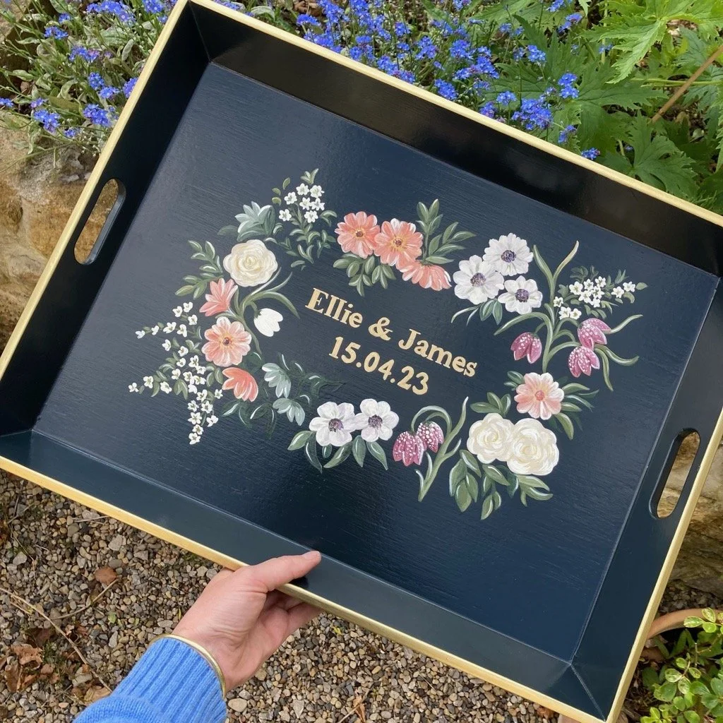 Hand Painted Trays