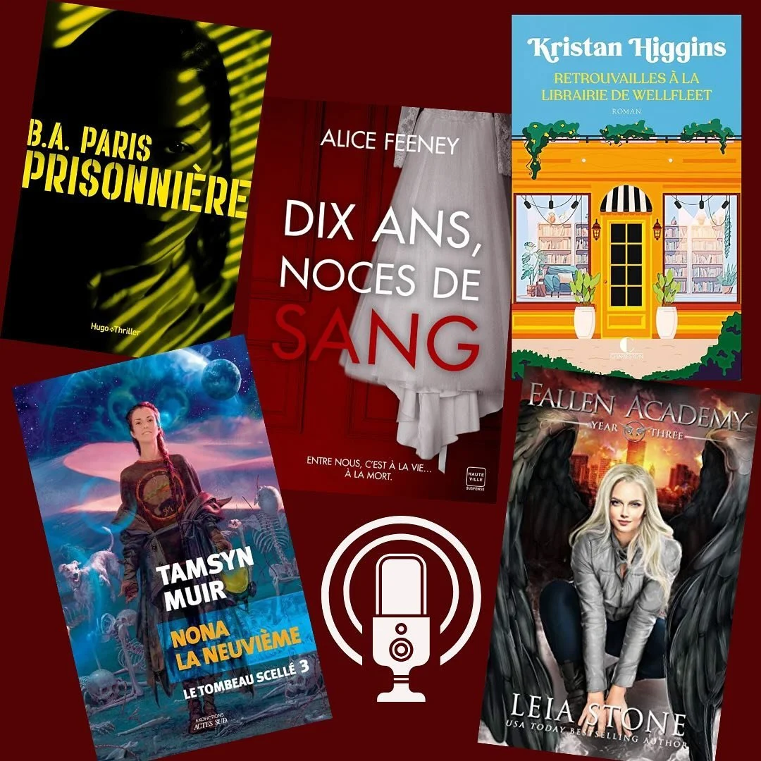 As it&rsquo;s time to reflect on 2024, here&rsquo;s a list of the audiobooks I enjoyed narrating the most this year. All French language version of English language originals:

Prisonni&egrave;re (The Prisoner) by @baparisauthor 

Dix ans, noces de s