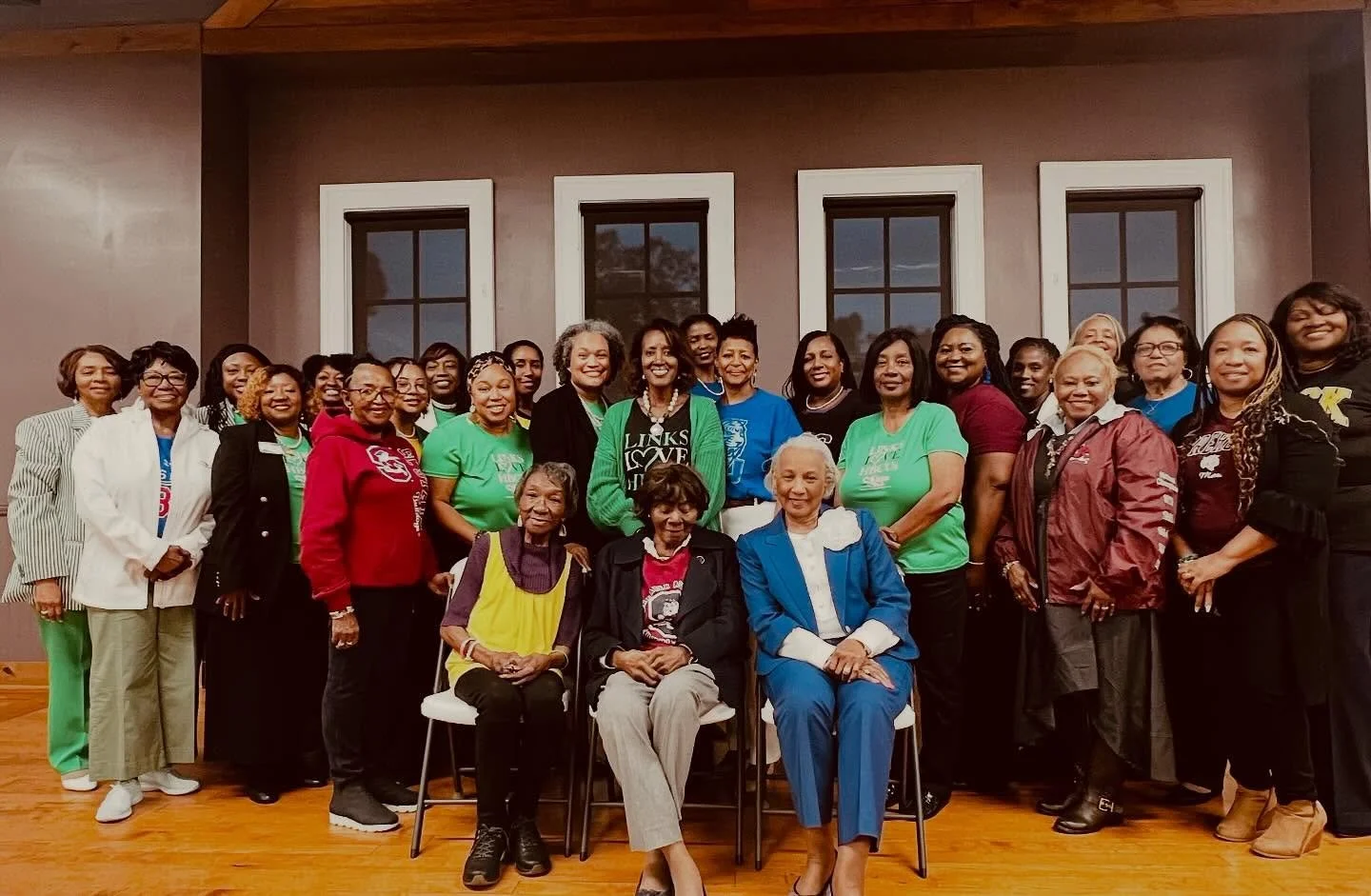 The Aiken (SC) Chapter of The Links, Incorporated celebrated HBCU Awareness Month at this month&rsquo;s Chapter Meeting! 💚💛
Members proudly represented their favorite Historically Black Colleges and Universities or wore their Links Love HBCU appare