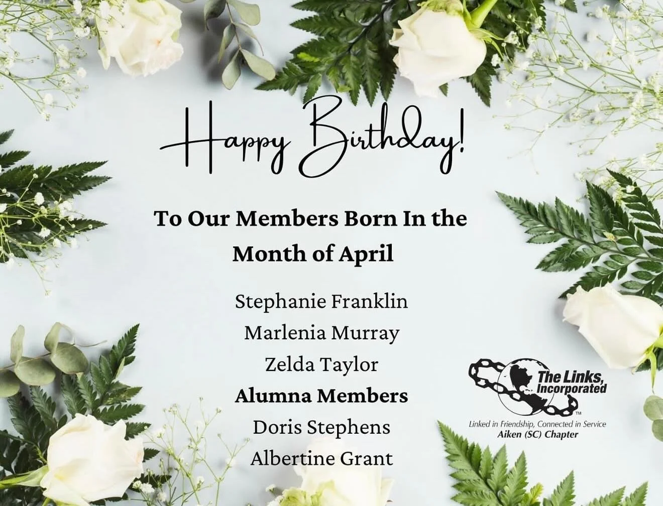 Join us as we wish happy birthday to our members celebrating birthdays this month #intentionalfriendshipandservice #salinksinc