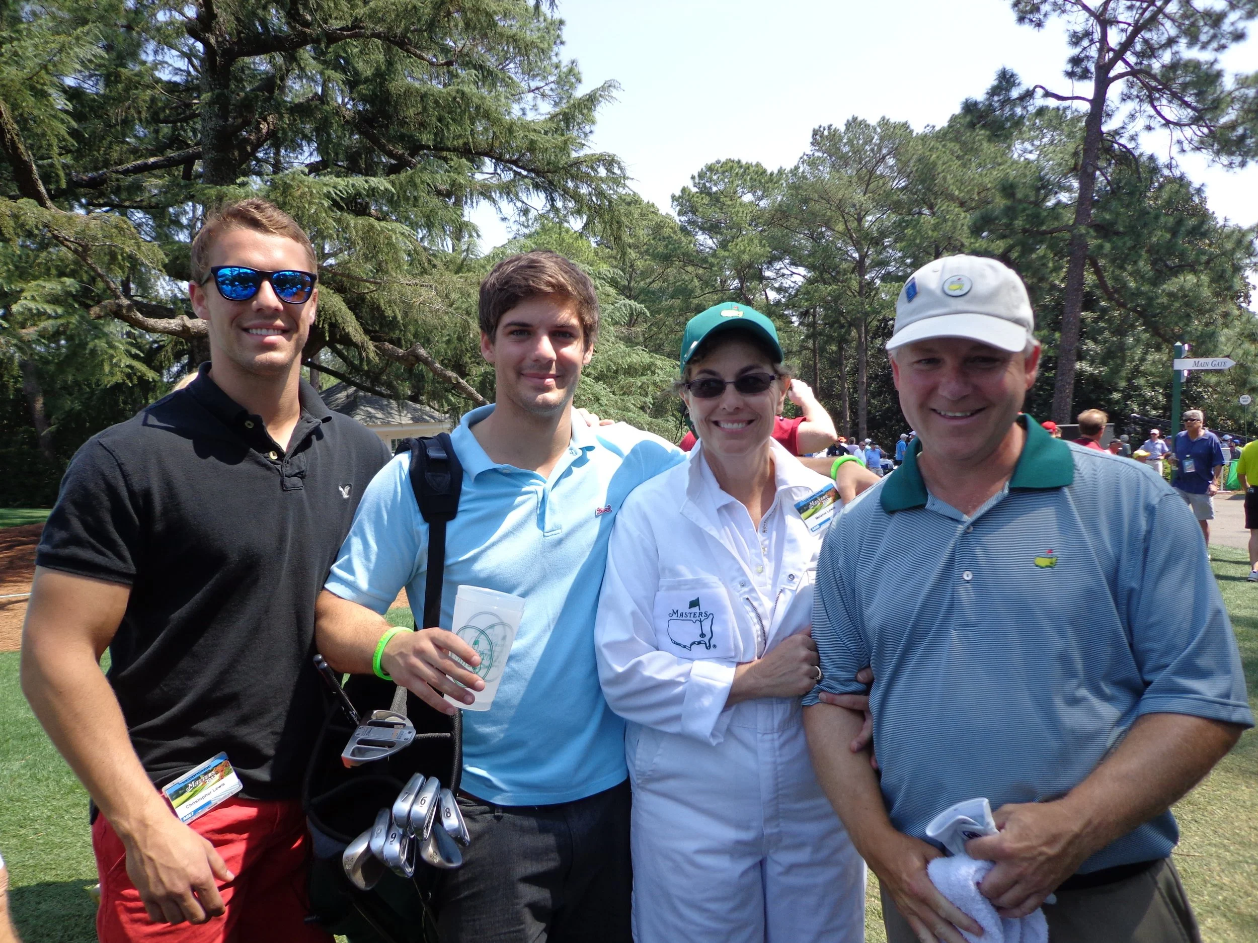 2012 Masters Lewis family.Chris Nicklaus Melonie and Randy.JPG