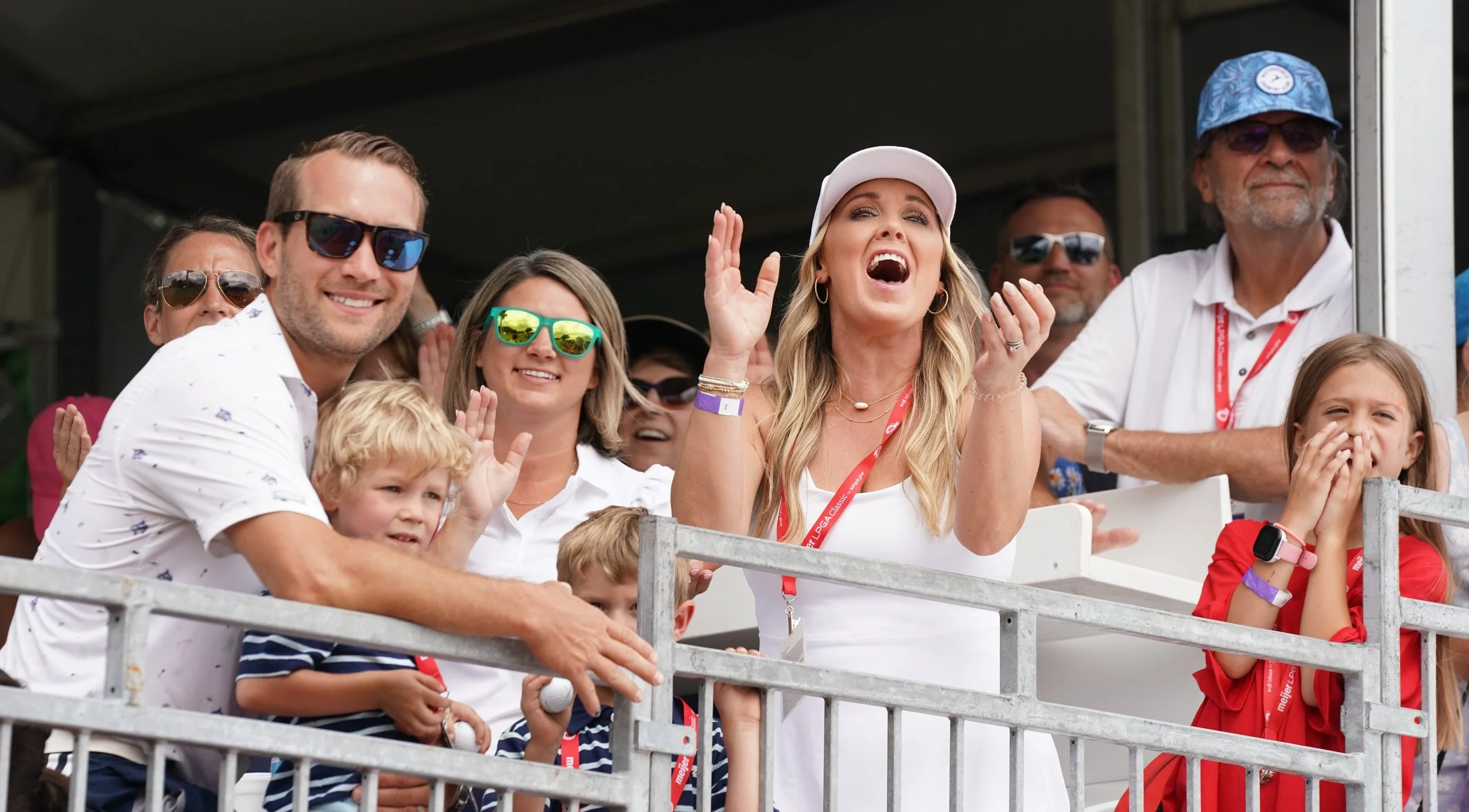 Meijer cheering fans.JPG