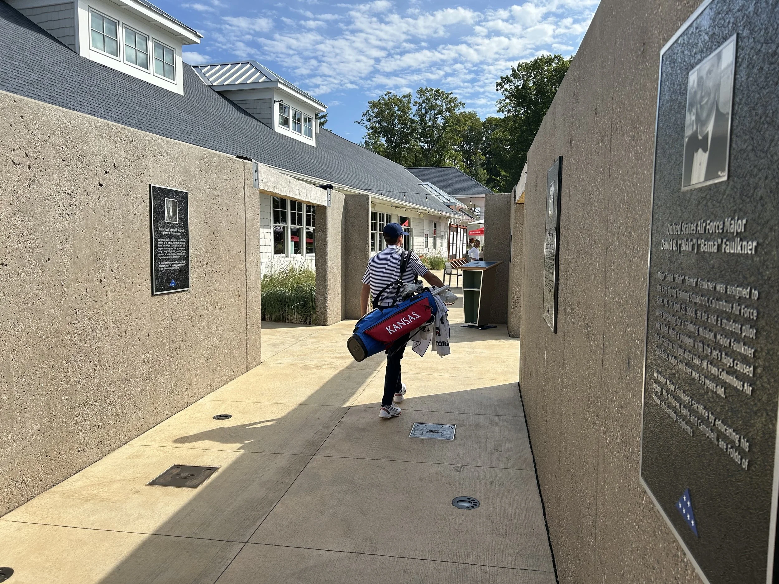 American Dunes memorial walkway.Kansas player.jpg