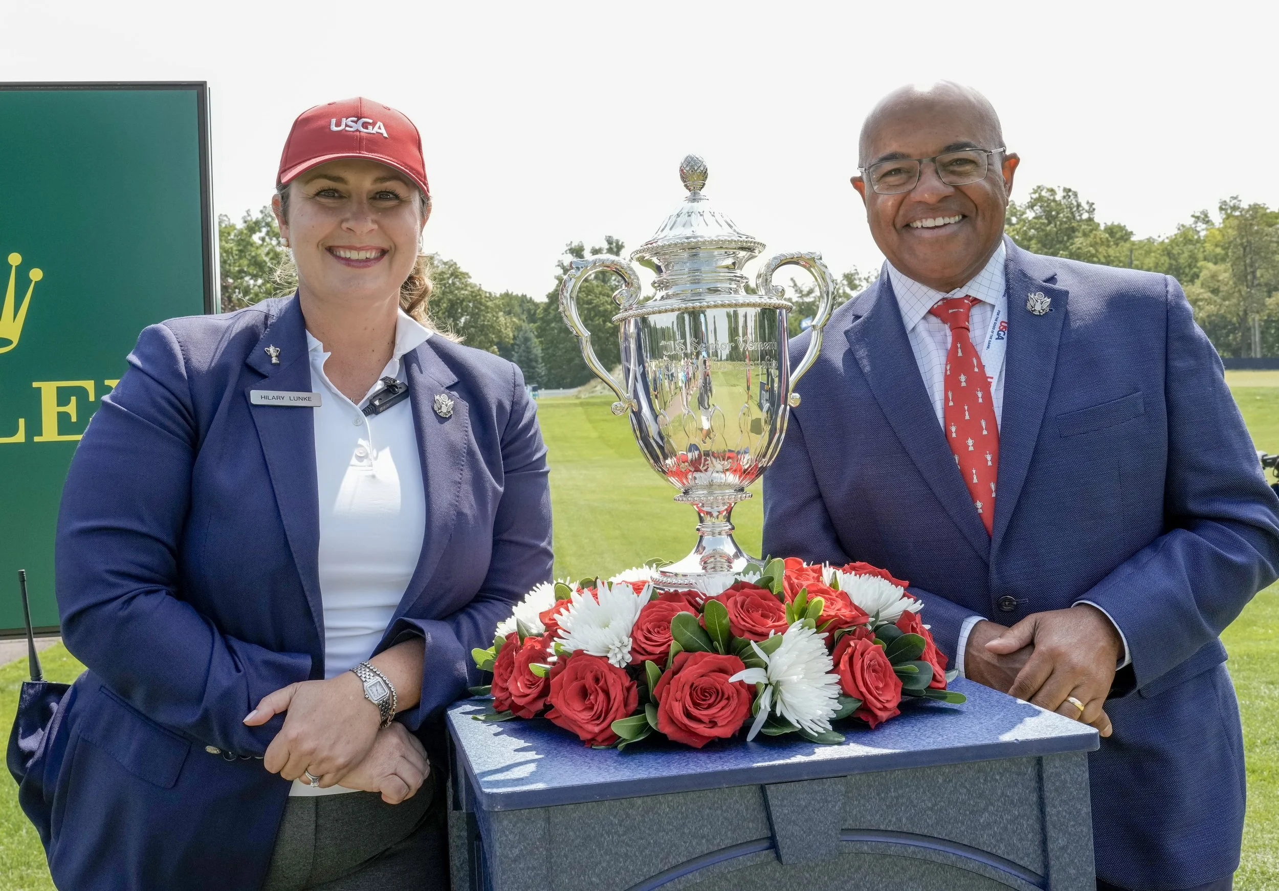 Mike Tirico and Hilary Lunke of USGA.jpg