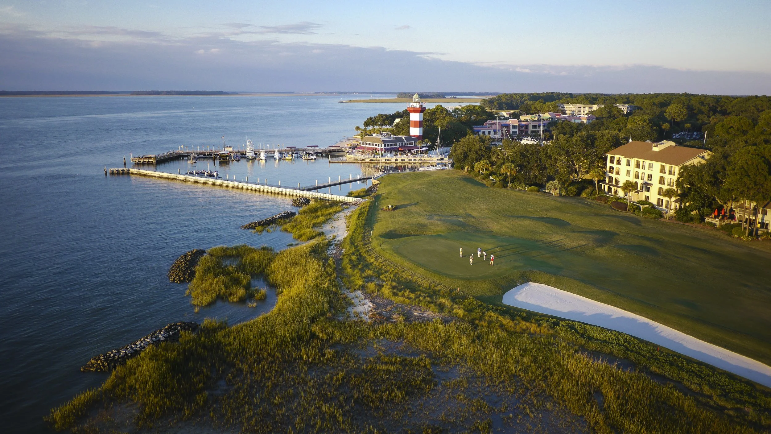 HHI.Aerial of Harbour Town Golf Links with Golfers Robbie.jpg
