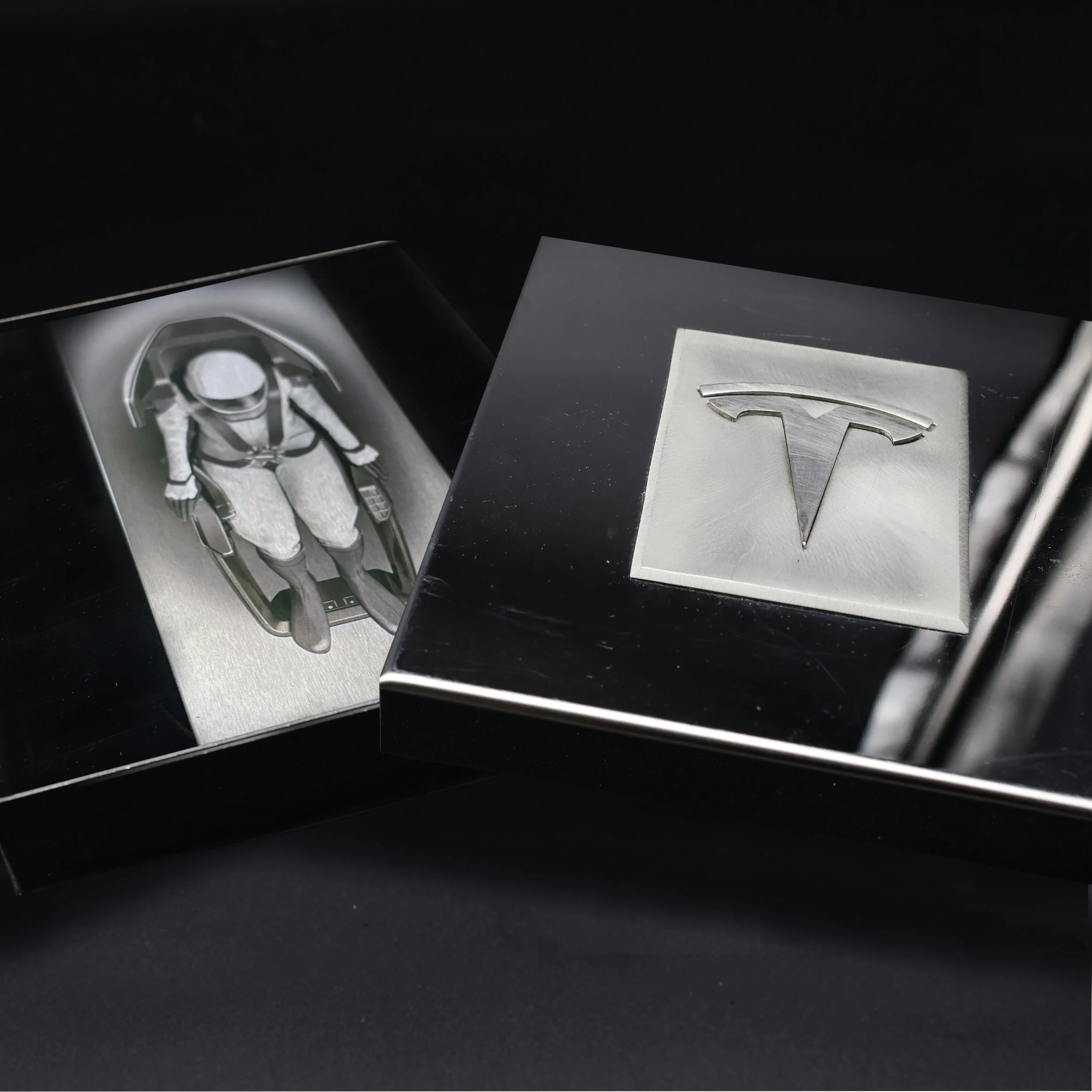 Chrome Metal Gift Box