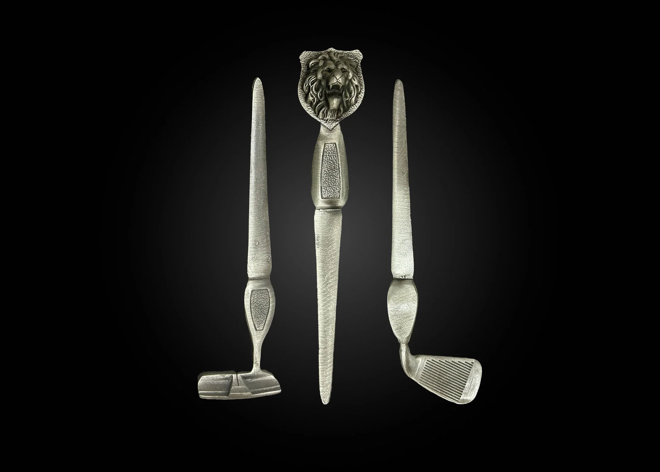 Various Silver Metal Letter Openers