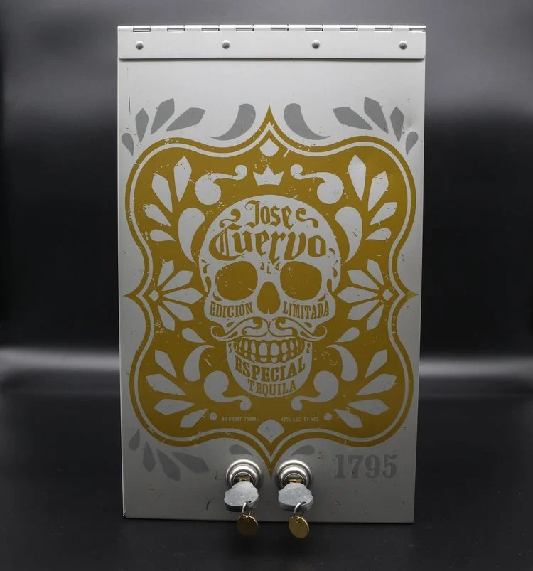 Metal Box With Custom Locking Key Toppers