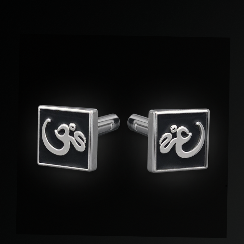 "Om" Cufflinks