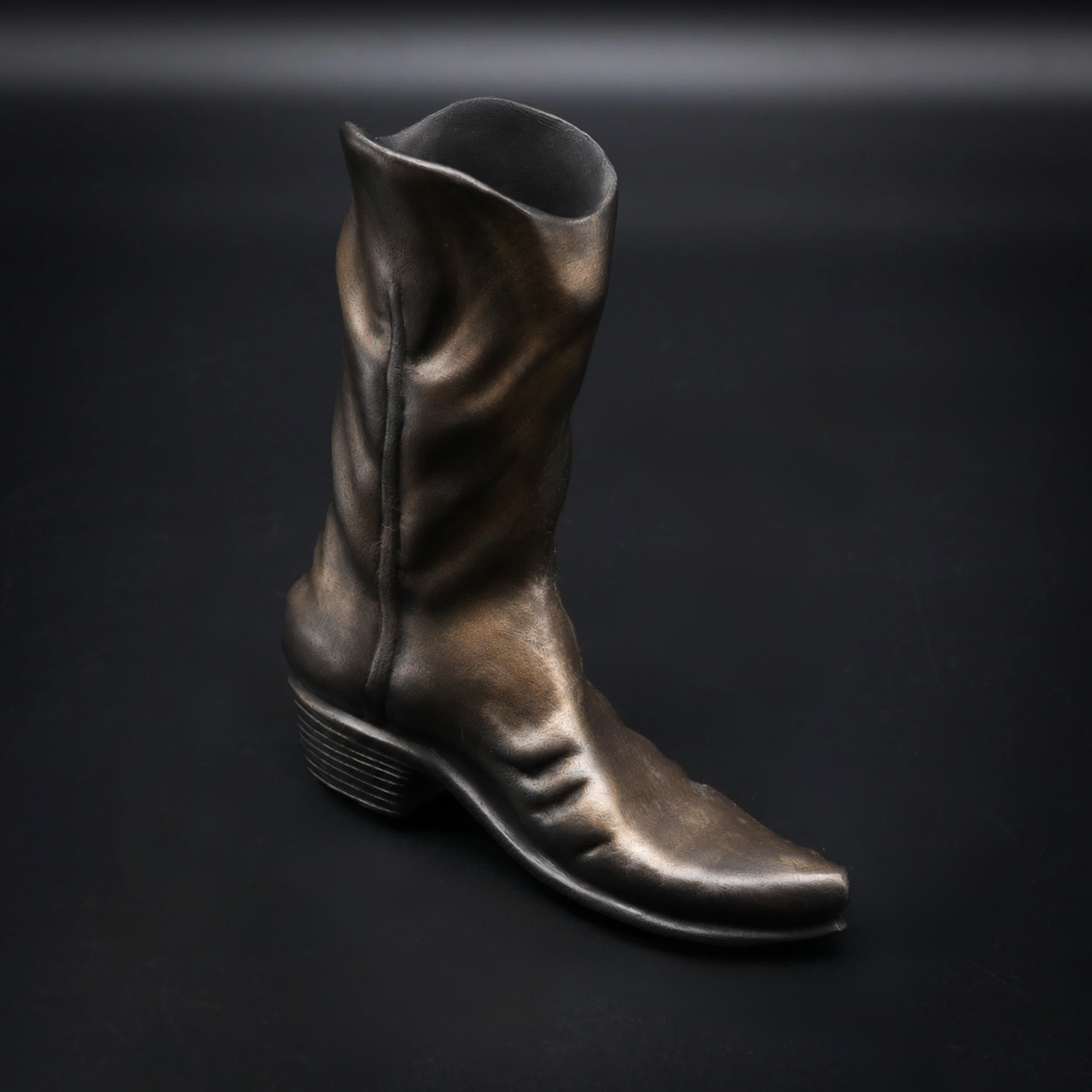 Antiqued Western Boot