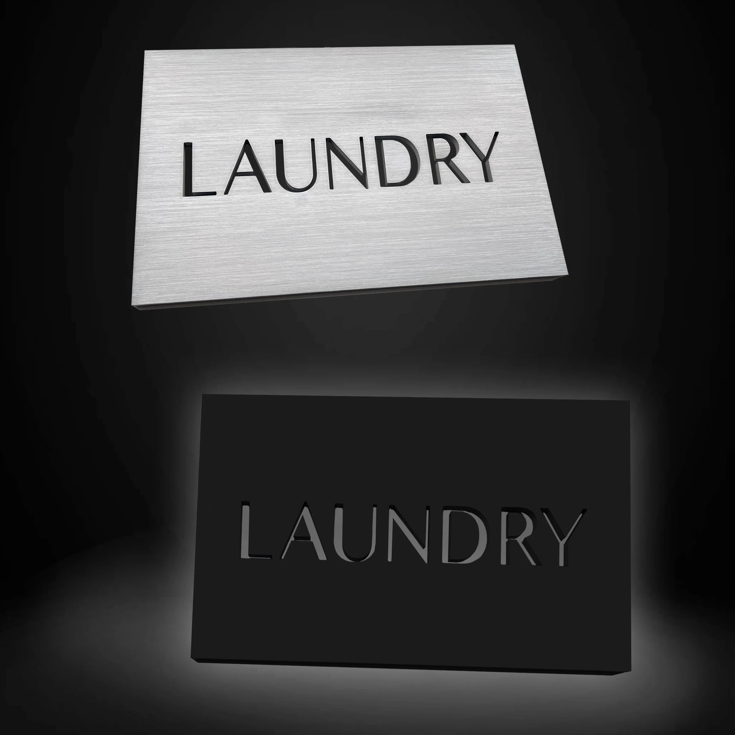 Die-Cut Metal Wall Sign