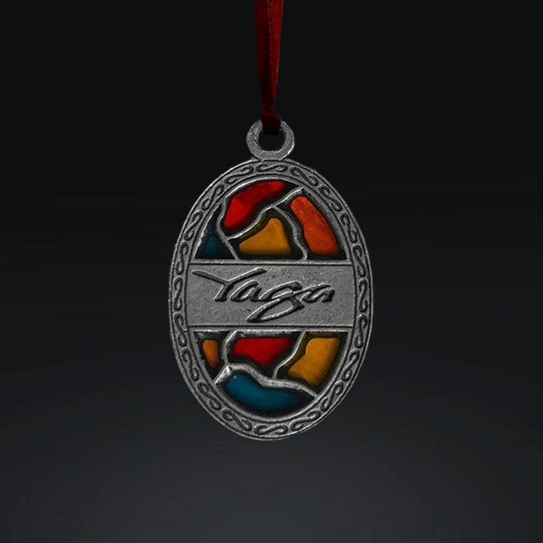 Multi Color Stained Glass Ornament