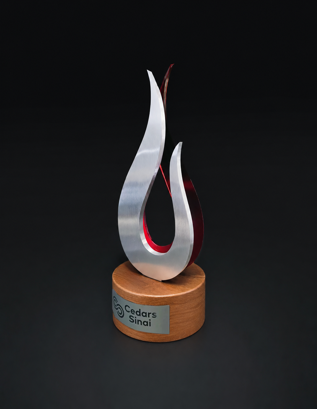 Metal & Lucite Flame Award