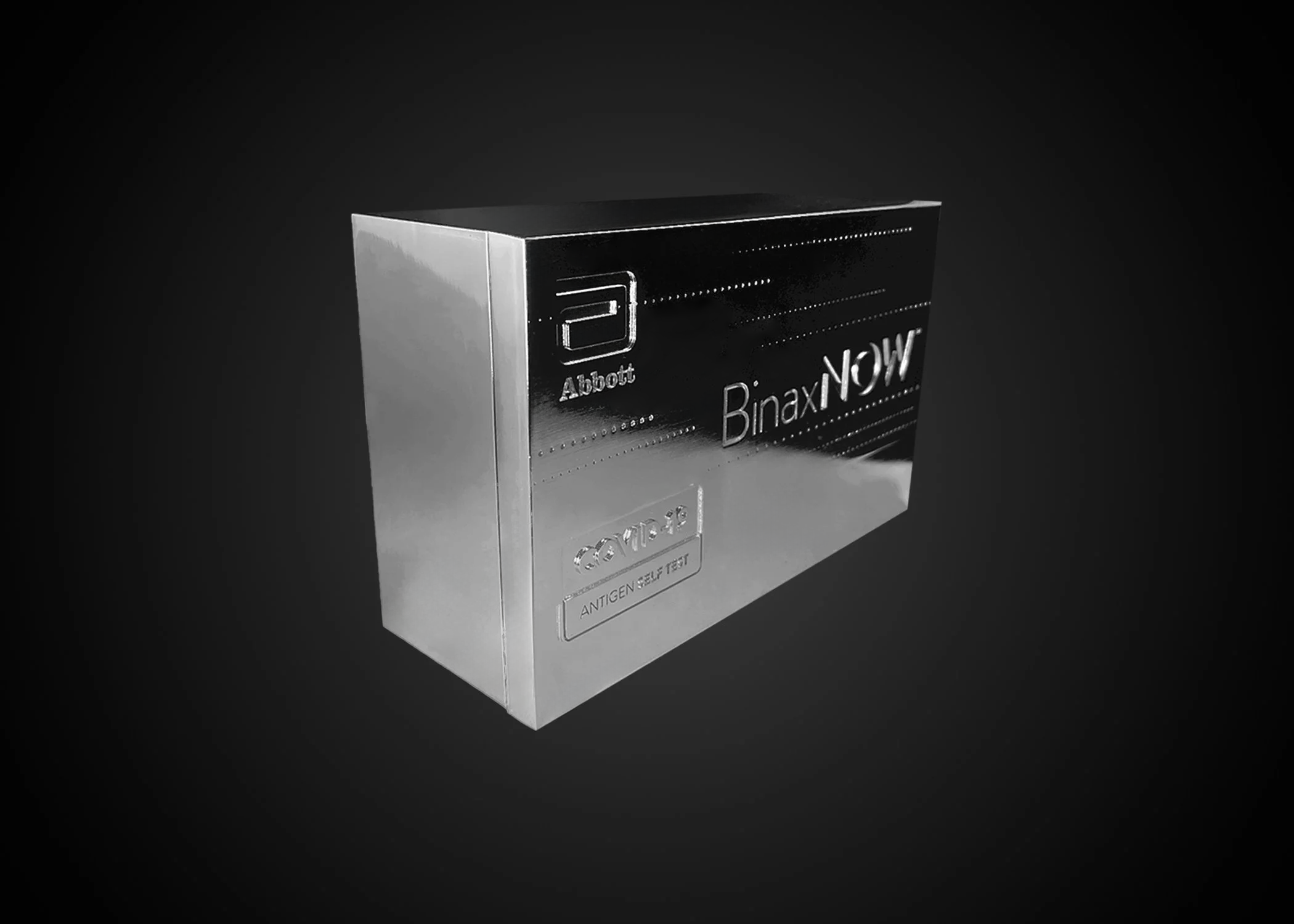 Mirror Finish Shiny Silver Box