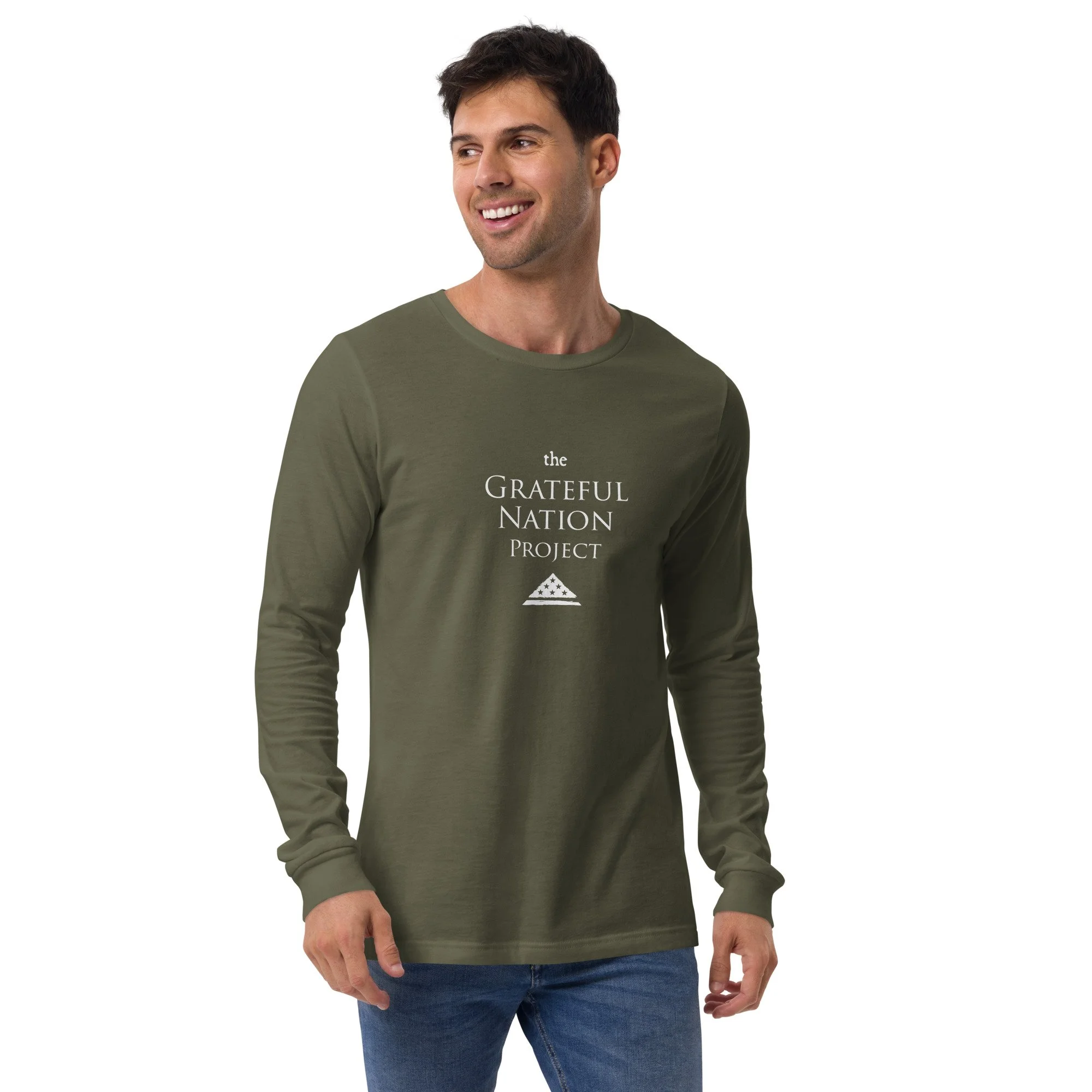 unisex-long-sleeve-tee-military-green-front-6734d8630bd48.jpg