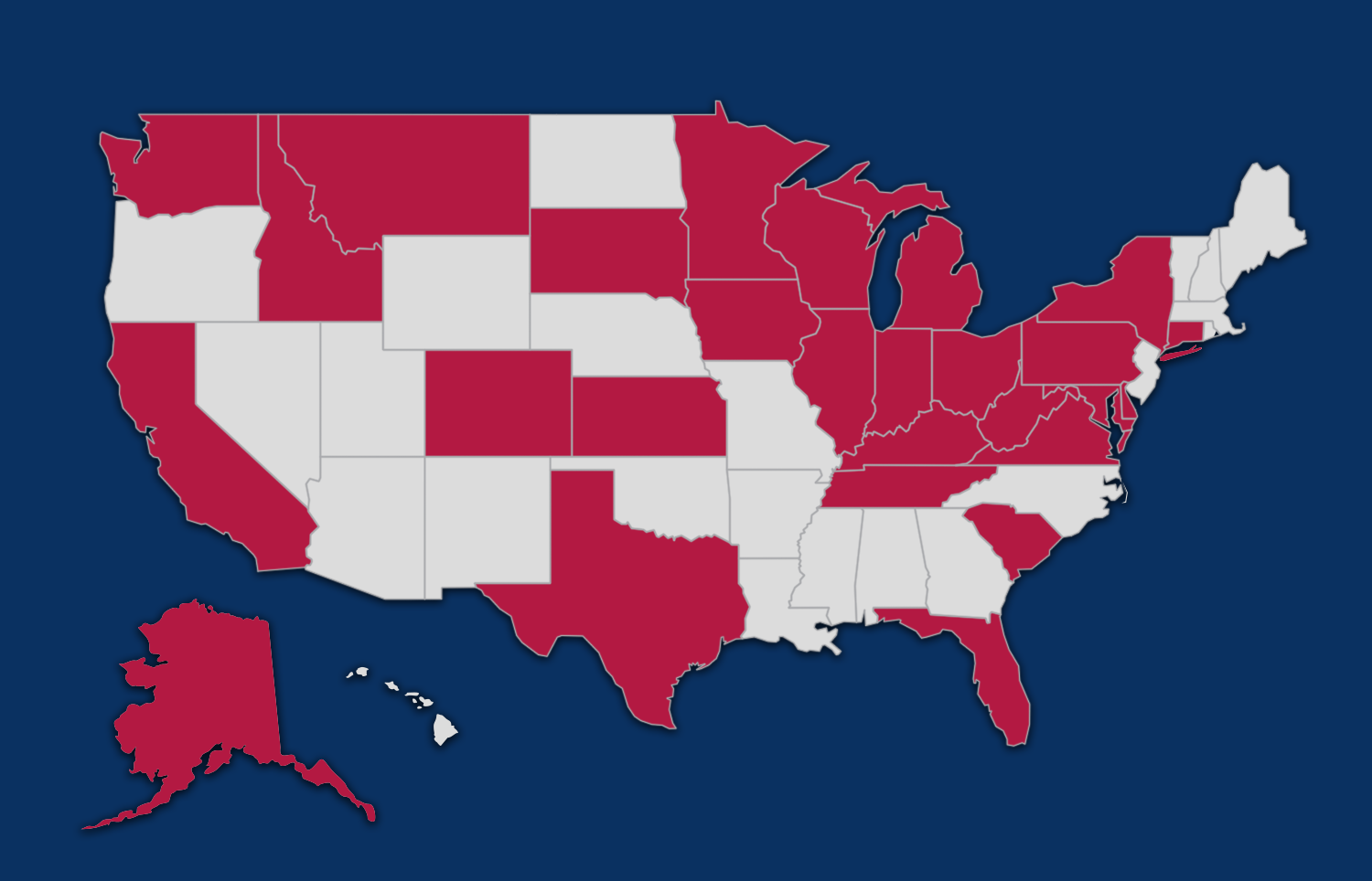 U.S. states already claimed