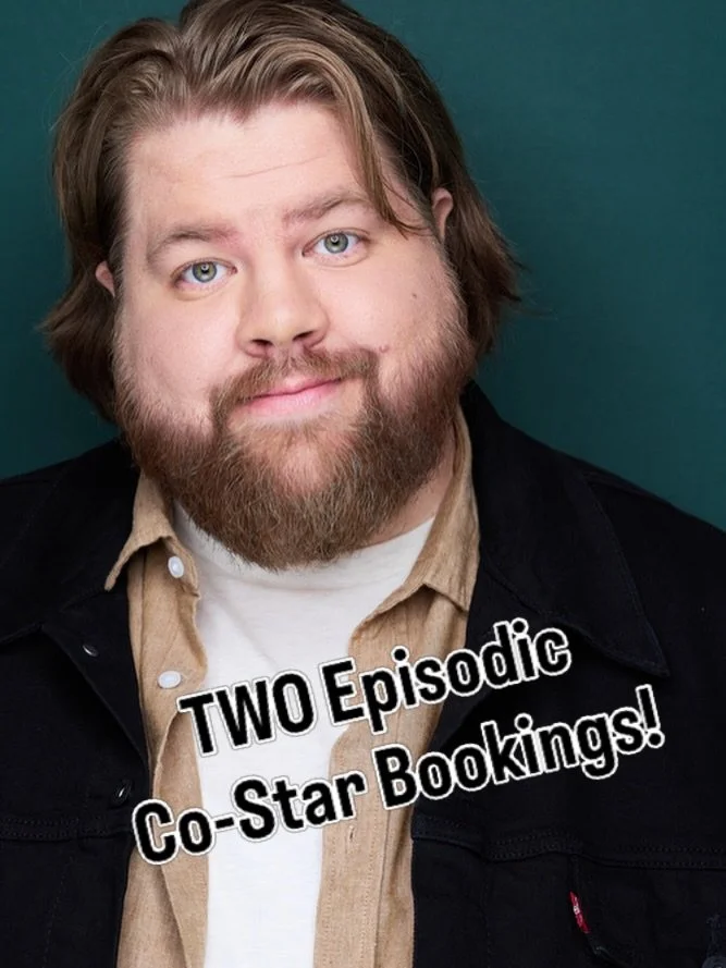 Congratulations to @arceneaux_tyler on not one, but TWO co-star episodic bookings this month!!! We are SO proud of you and are incredibly excited to see where your career takes you next! You&rsquo;re on a roll! ☄️