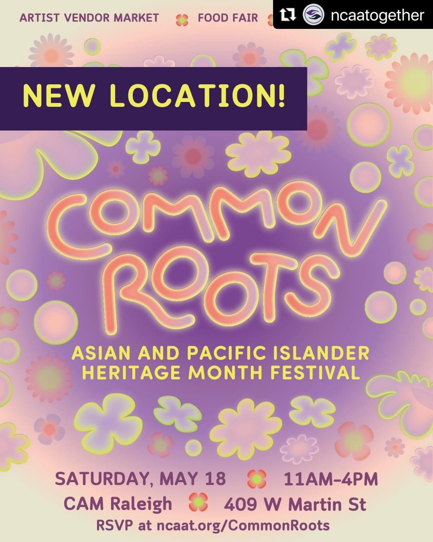 〜

Hey all, Studio ①③ has the honor of participating as a vendor for the second time at this years &ldquo;Common Roots Fest&rdquo; in celebration of Asian and Pacific American Heritage Month here in the Triangle region.

We be selling photo prints, m