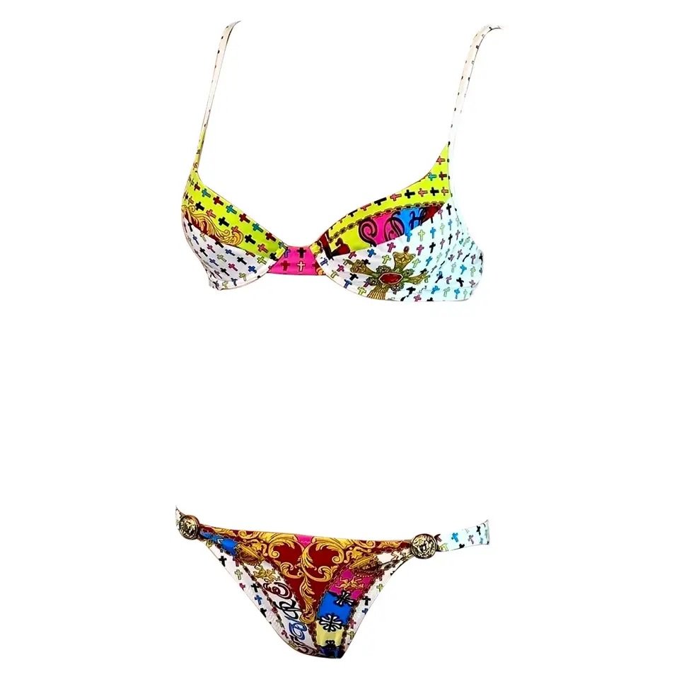 Tom Ford for Gucci S/S 1997 Runway GG Logo Thong Bra and Bikini