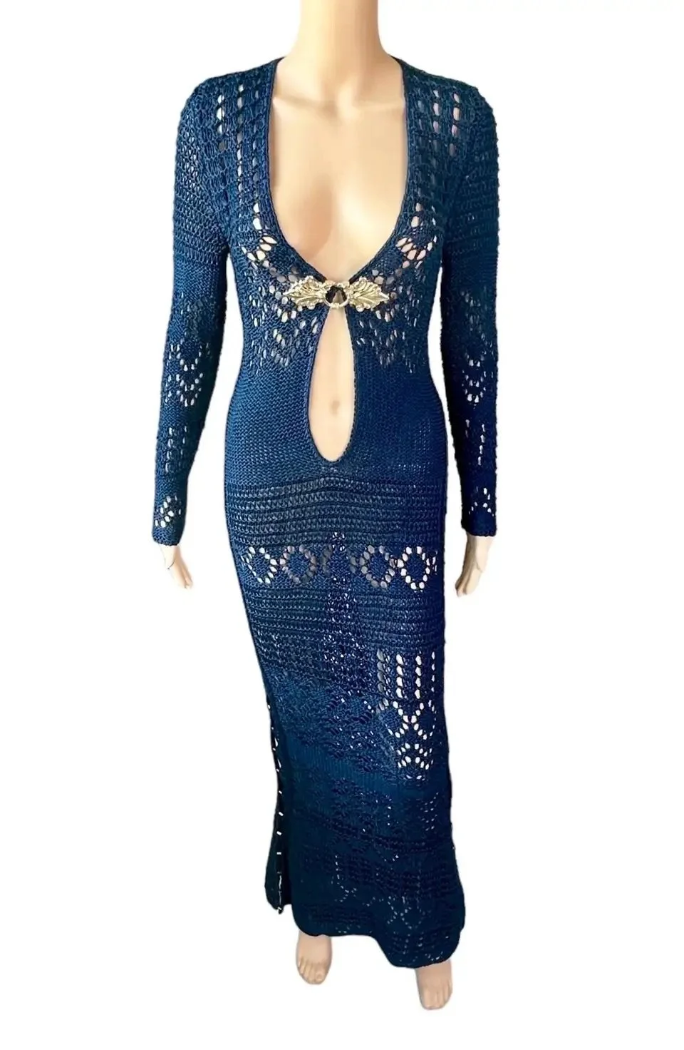 Emilio Pucci S/S 2011 Runway Unworn Embellished Cutout Crochet