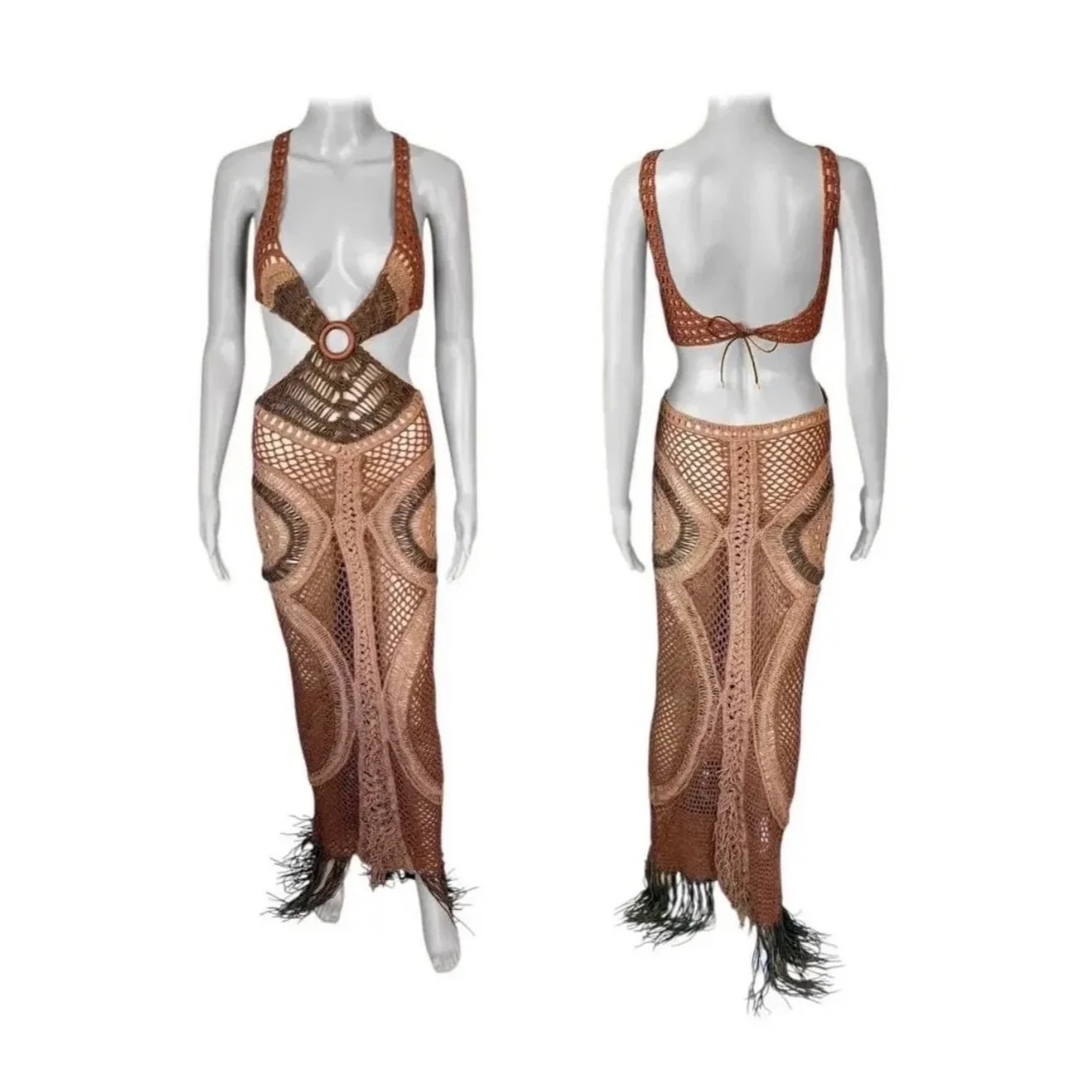 Roberto Cavalli S/S 2005 Runway Sheer Cutout Leather Macrame Crochet Knit Dress

Available now @opulentaddict 
.
.
.
.
#robertocavalli #dress #mariacarlaboscono #vintage #opulentaddict @opulentaddict