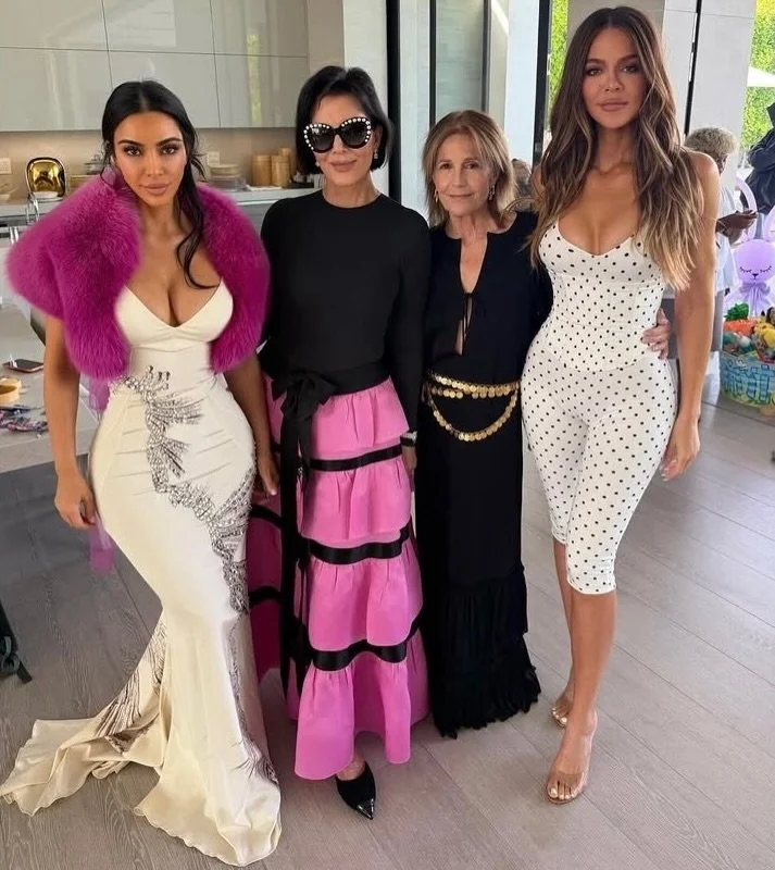 A vintage Cavalli type of Easter 🐣 @kimkardashian stuns in Fall 2002 Roberto Cavalli gown purchased from @opulentaddict for Easter! Styled by @illjahjah made possible by @amirdayi and assisted by @giannimichelle ! @cindycrawford previously closed th