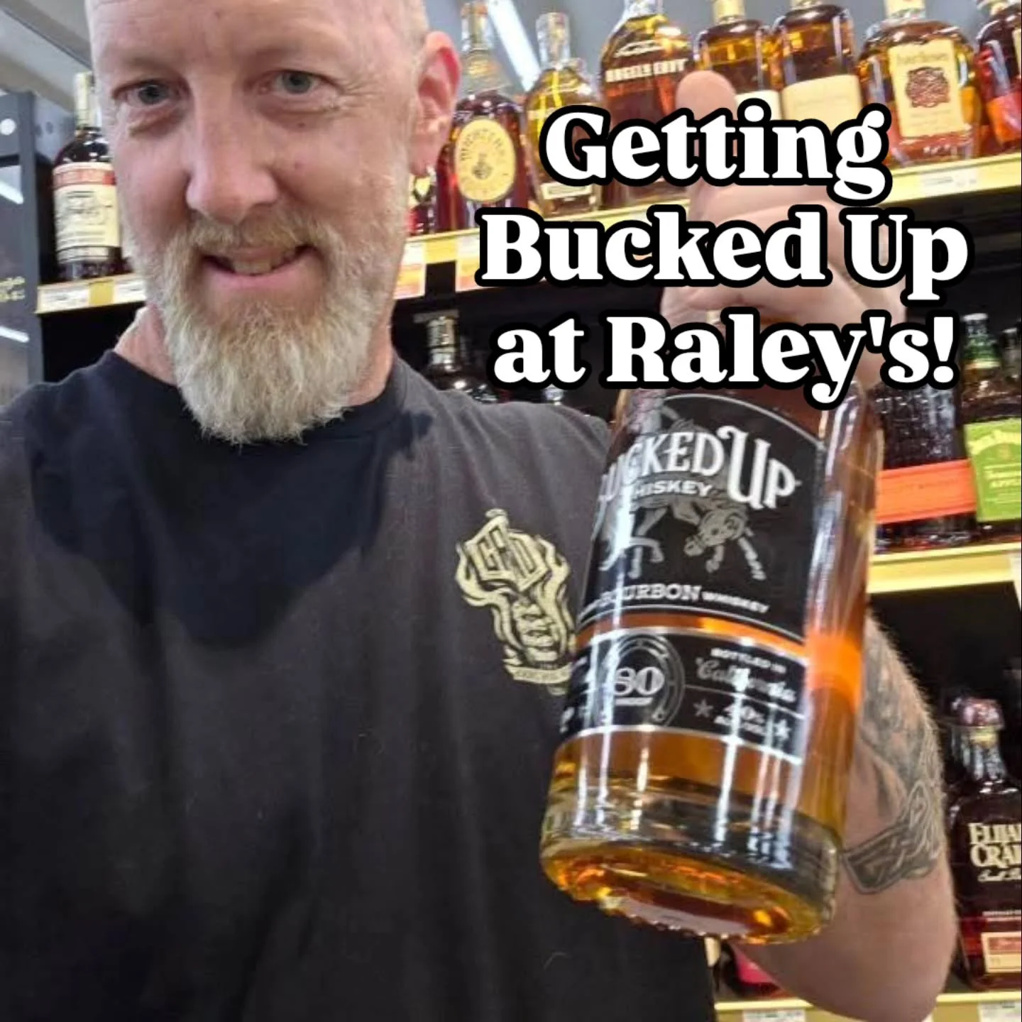 🔥 Getting Bucked Up at Raley&rsquo;s in Manteca! 🔥
Big thanks to Robert for showing love to Bucked Up Whiskey &mdash; glad you&rsquo;re enjoying the bourbon, the brand, and of course some @moonshine_bandits vibes! 🥃🤘

Now available at @raleys &md