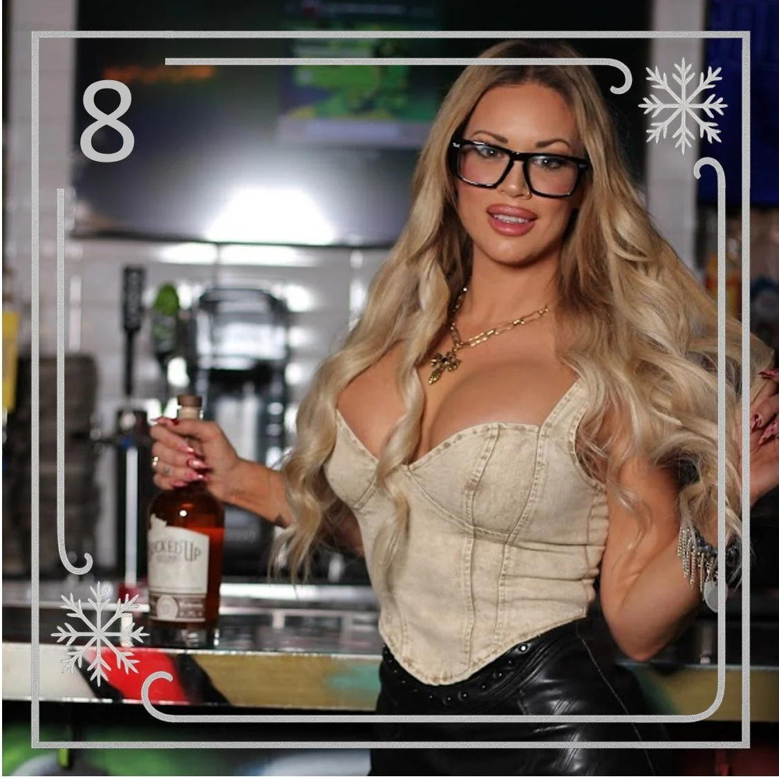 Day 8 is serving holiday glam with a Bucked Up twist. 💋🥃❄️
Confidence high, spirits poured, and the Advent Calendar keeps getting better every day.

Day 9 drops tomorrow&mdash;get ready.

#BuckedUpWhiskey #Day8 #HolidayGlam #AdventCalendar #Whiskey