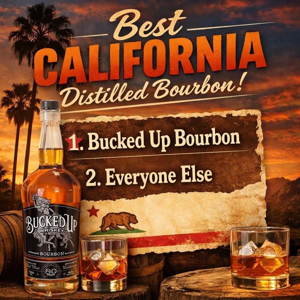 We made a list of the best California distilled bourbons&hellip;

It was a short meeting. 😎🥃

1. Bucked Up Bourbon
2. Everyone else

Taste the Wild West.

#BourbonLife #CaliforniaCraft #BuckedUp #WhiskeyLovers #DrinkBetter