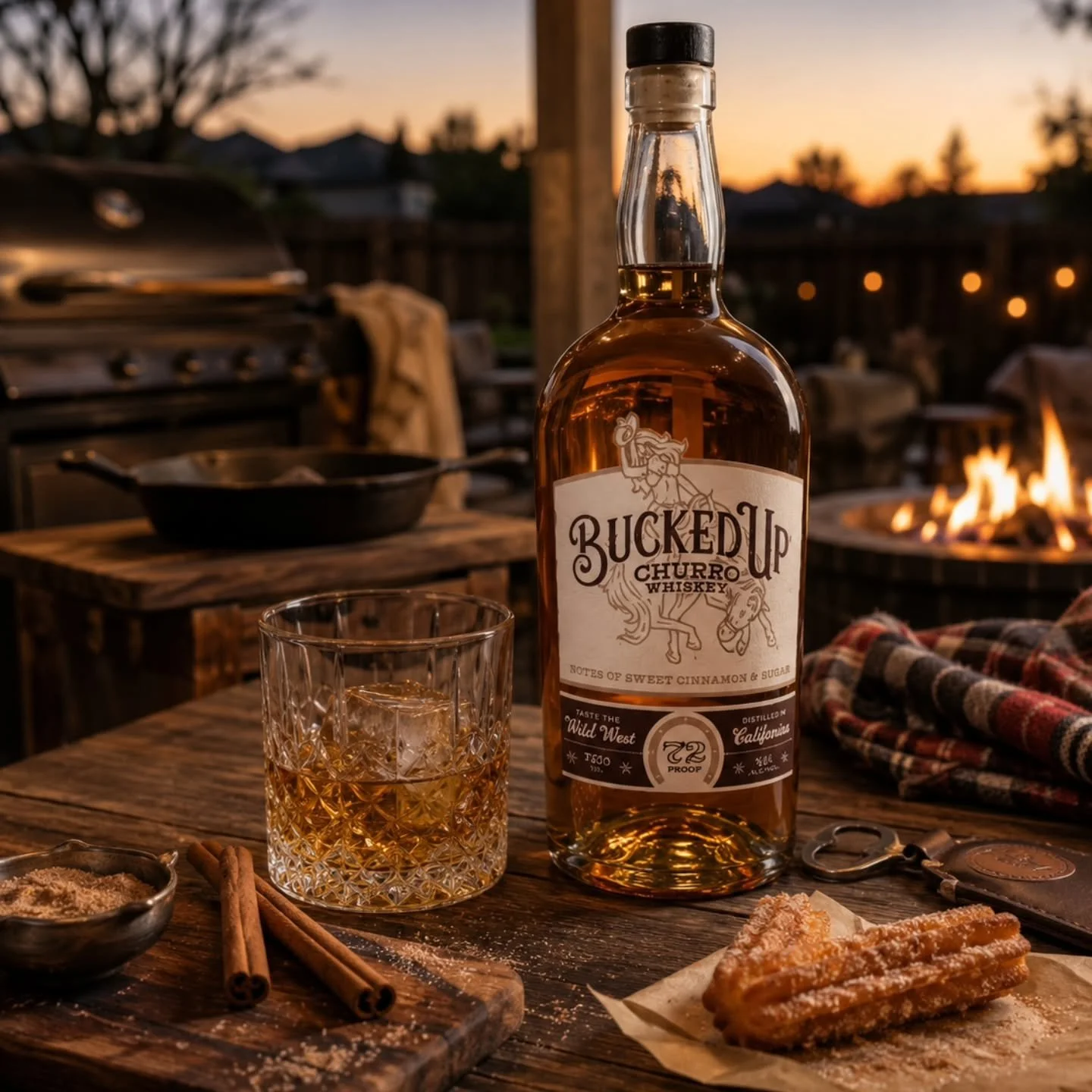 Some moments don't need much explaining.
Fire. Friends. A smooth pour. 🥃

That's what Bucked Up Churro Whiskey is made for.

Tag the person you'd share a glass with.

#BuckedUpWhiskey
#TasteTheWildWest
#ChurroWhiskey
#WhiskeyLover
#CraftSpirits