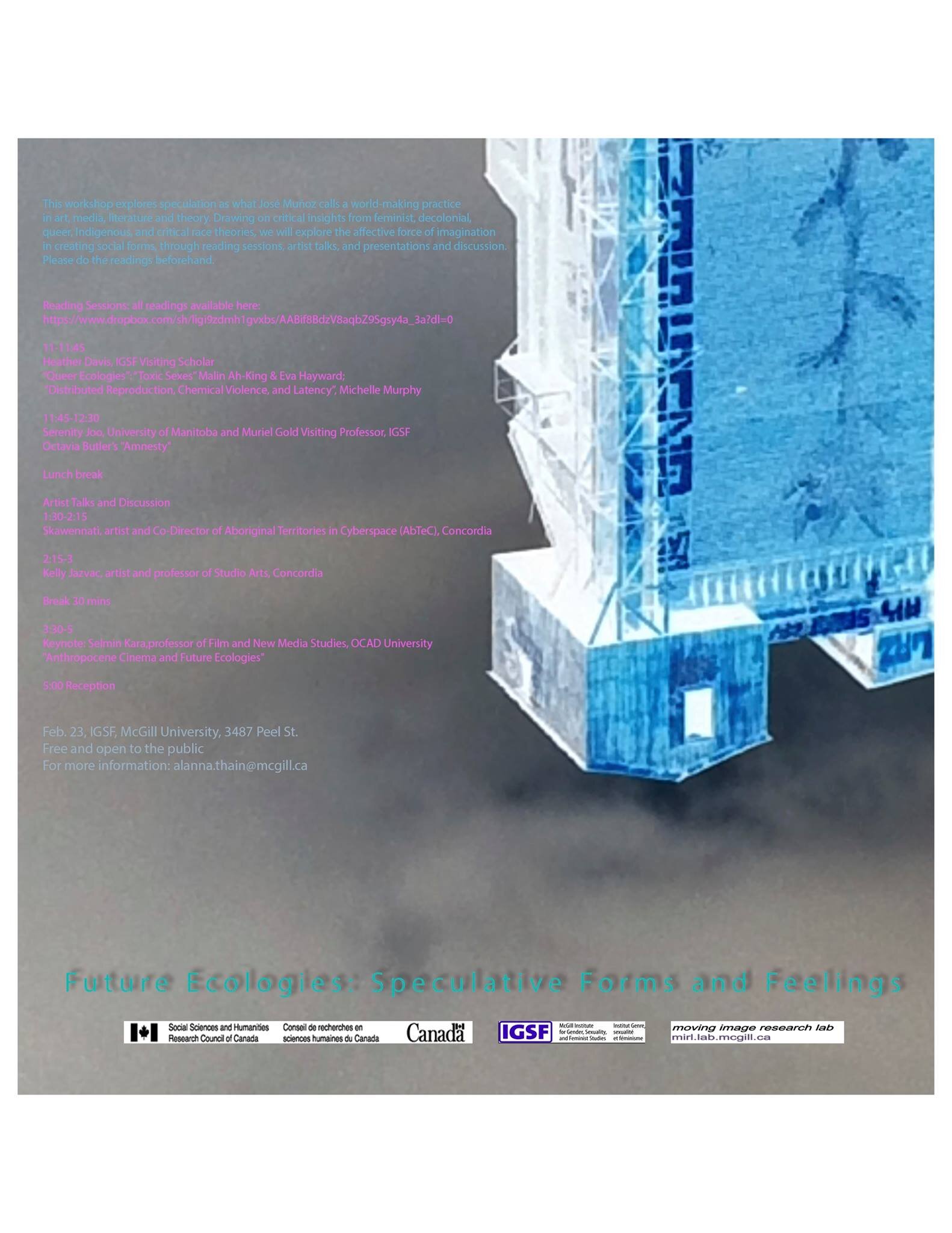 Future Ecologies: Speculative Forms and Feelings