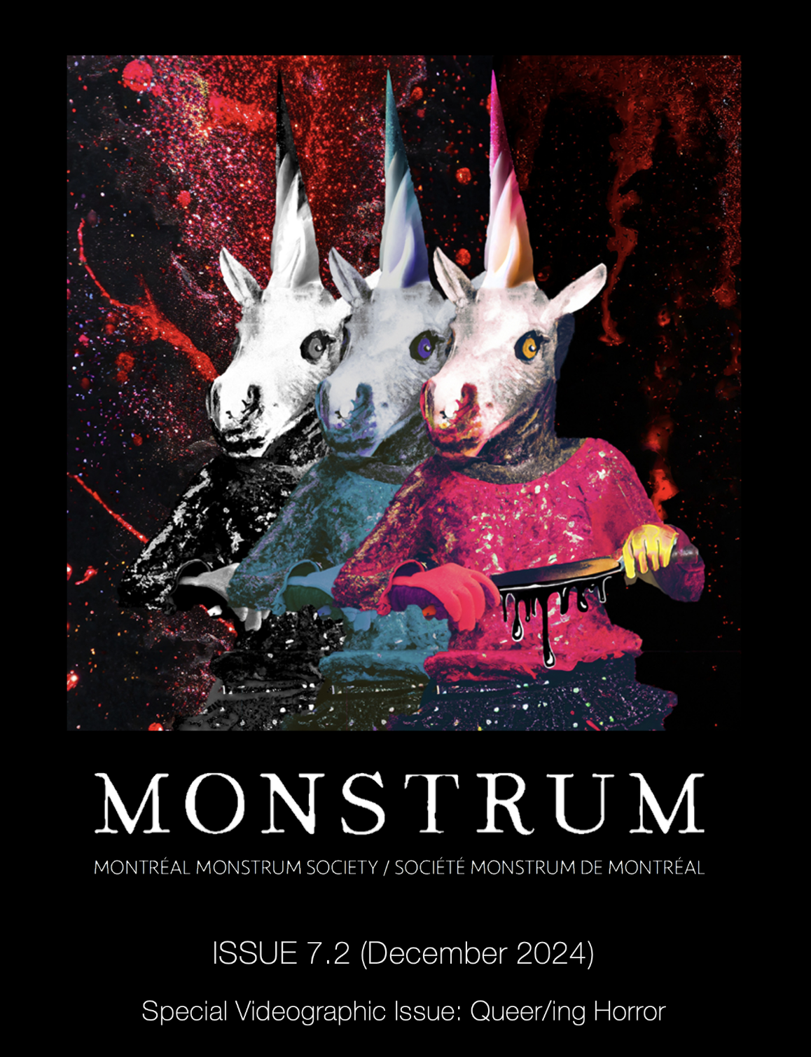 Monstrum 7.2 (December 2024) "Special Videographic Issue: Queer/ing Horror—Video Essays at the Intersection of Horror and Queerness" edited by Dayna McLeod
