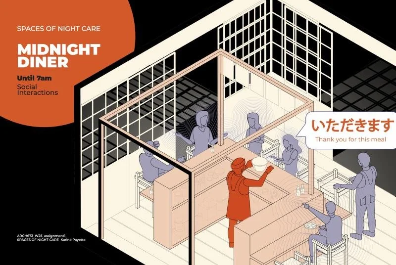 Drawing Night Care Spaces