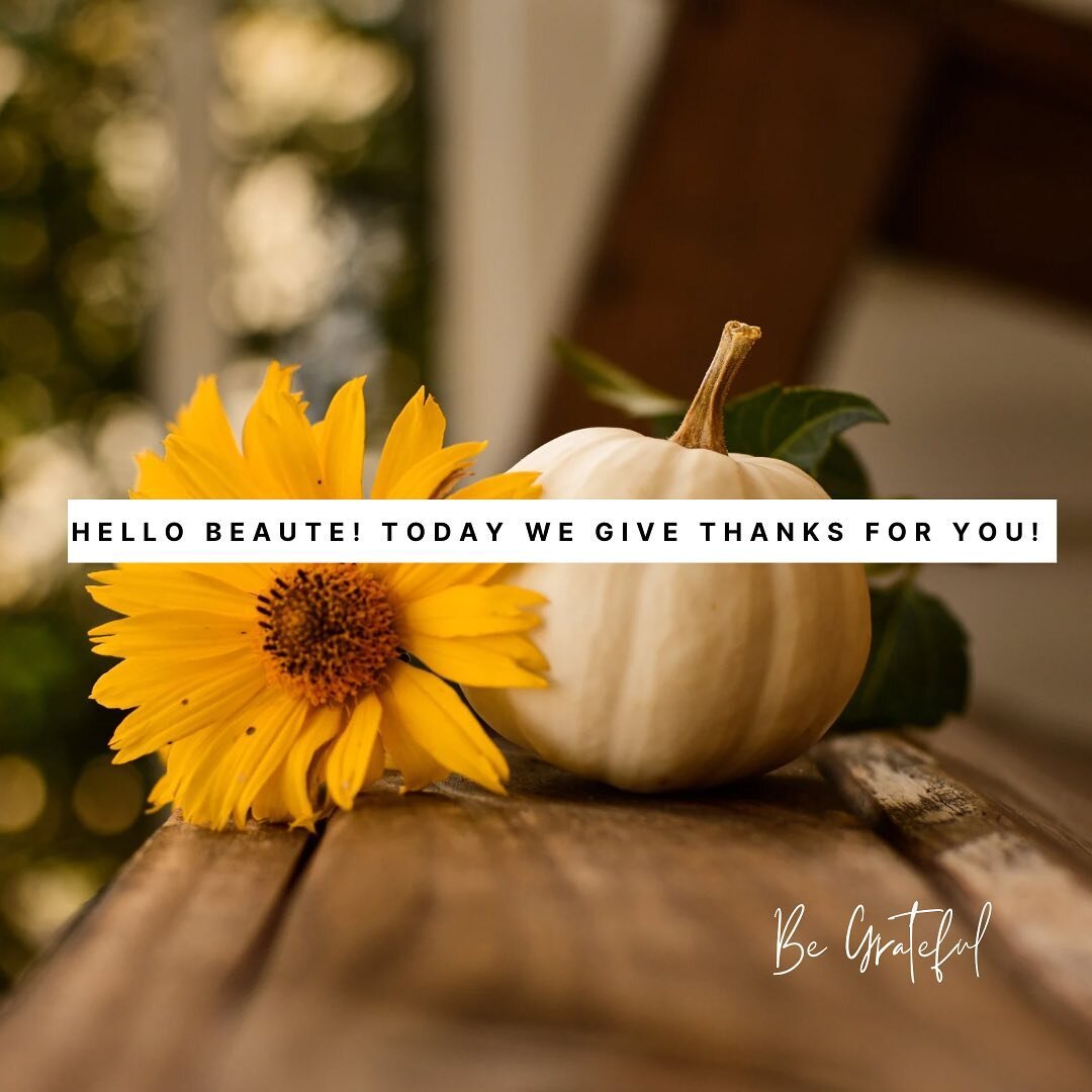 We are so grateful your here! 

It is because of loyal Beautes like YOU that we get to create + boost confidence, help you feel your best and create looks so good you&rsquo;ll always impress. 

Our Team wants you to know your appreciated + loved! Whi