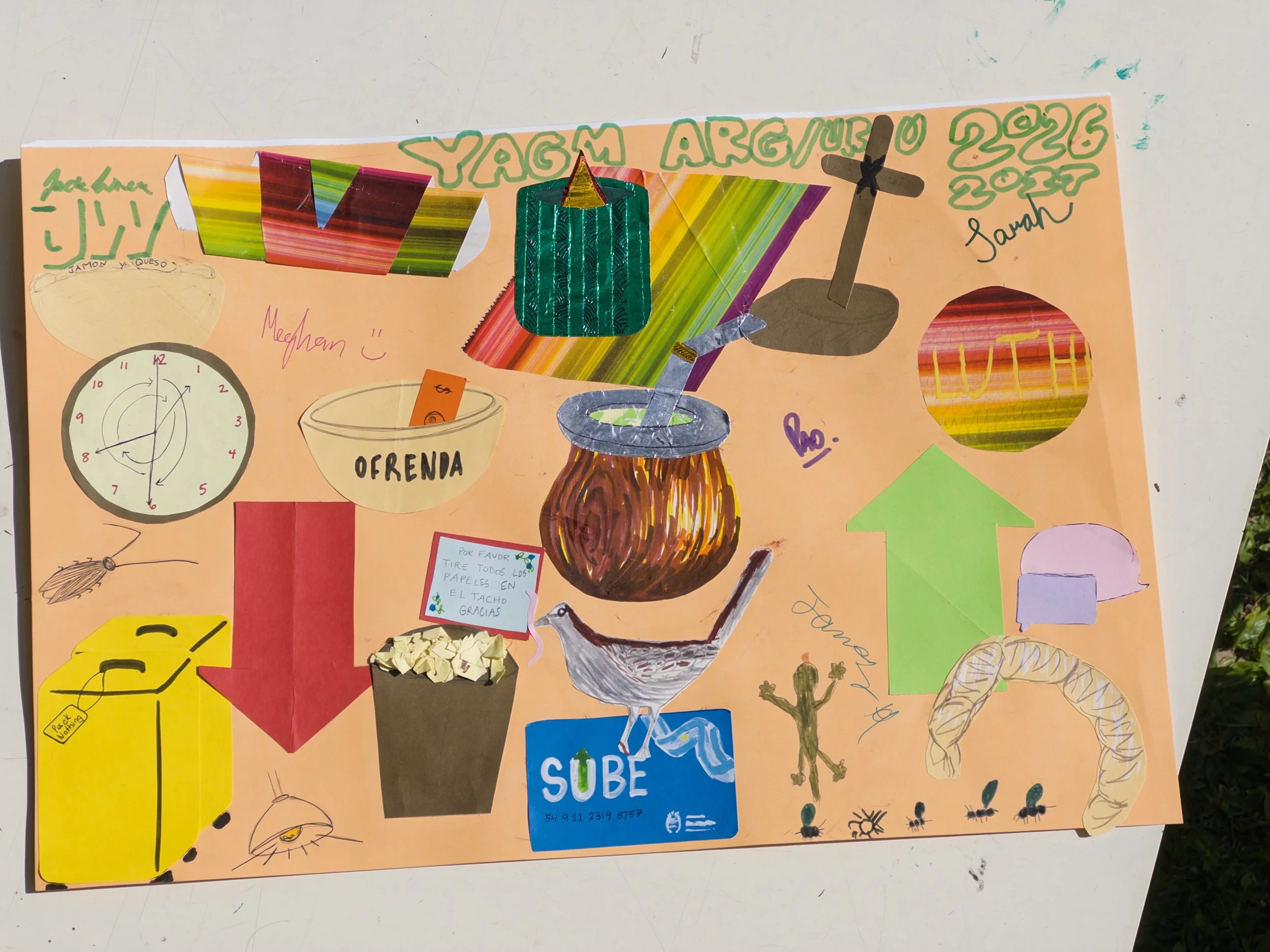 Collage of In-Country Orientation