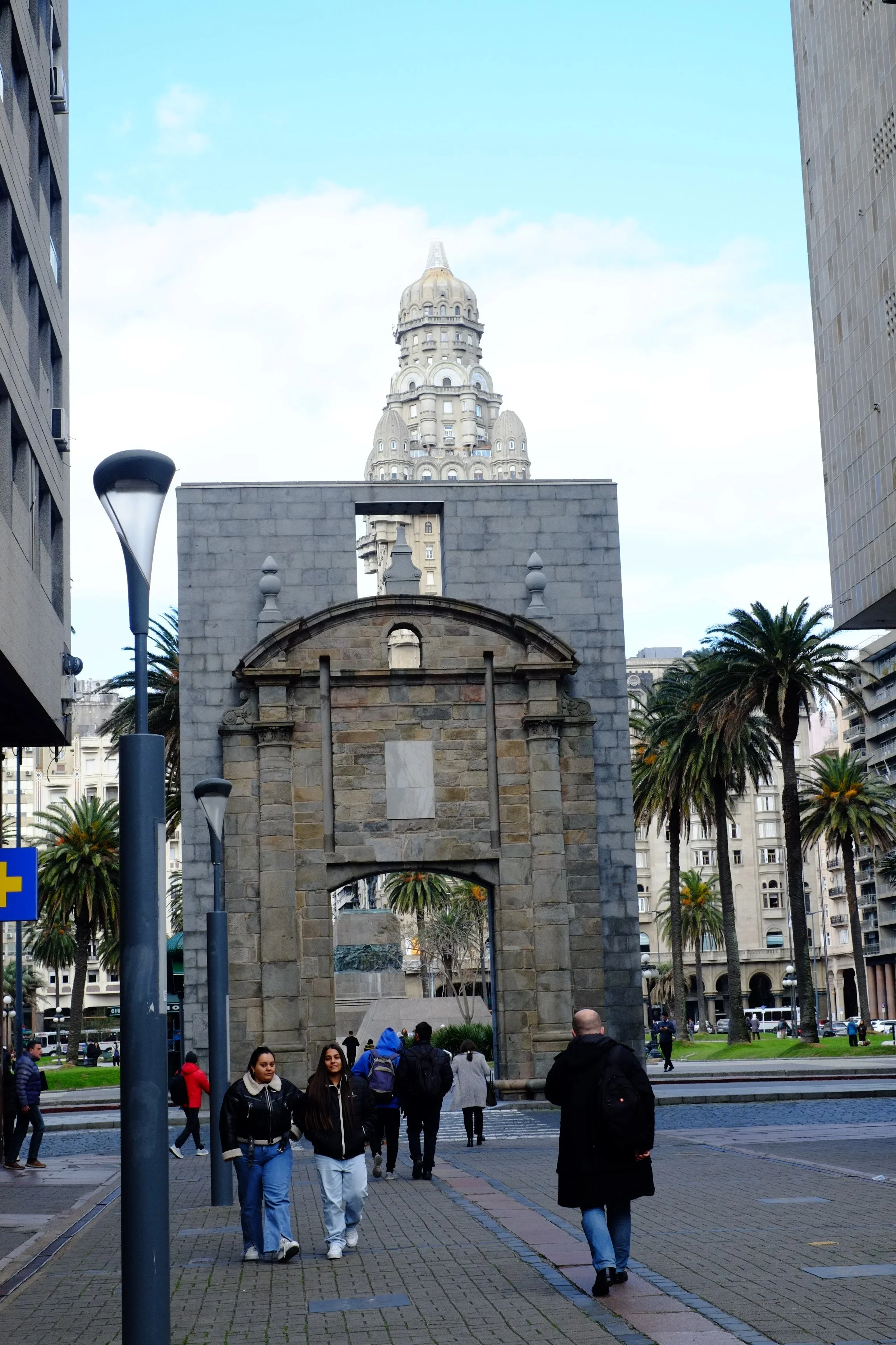 Gate into the old city (was once a wall around the whole city)