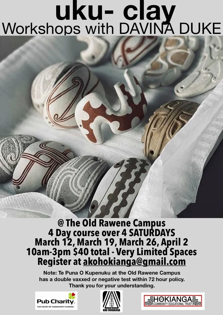 Uku- Clay workshop with Davina Duke