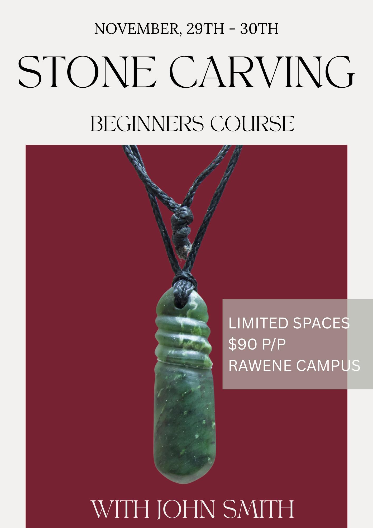 Stone Carving - Beginners