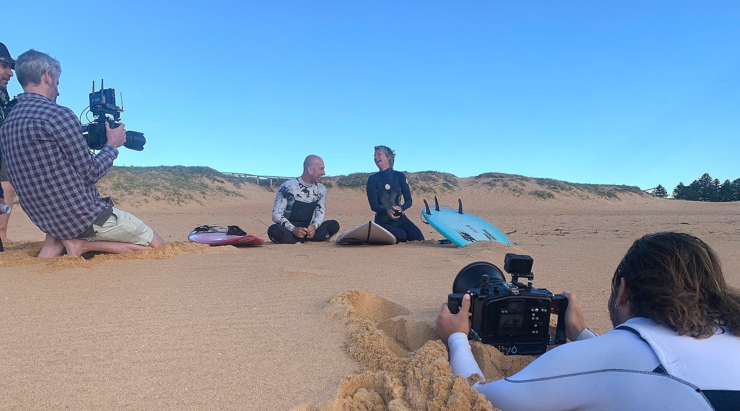 Behind the scenes with Layne Beachley in Narrabeen, Australia (2022)