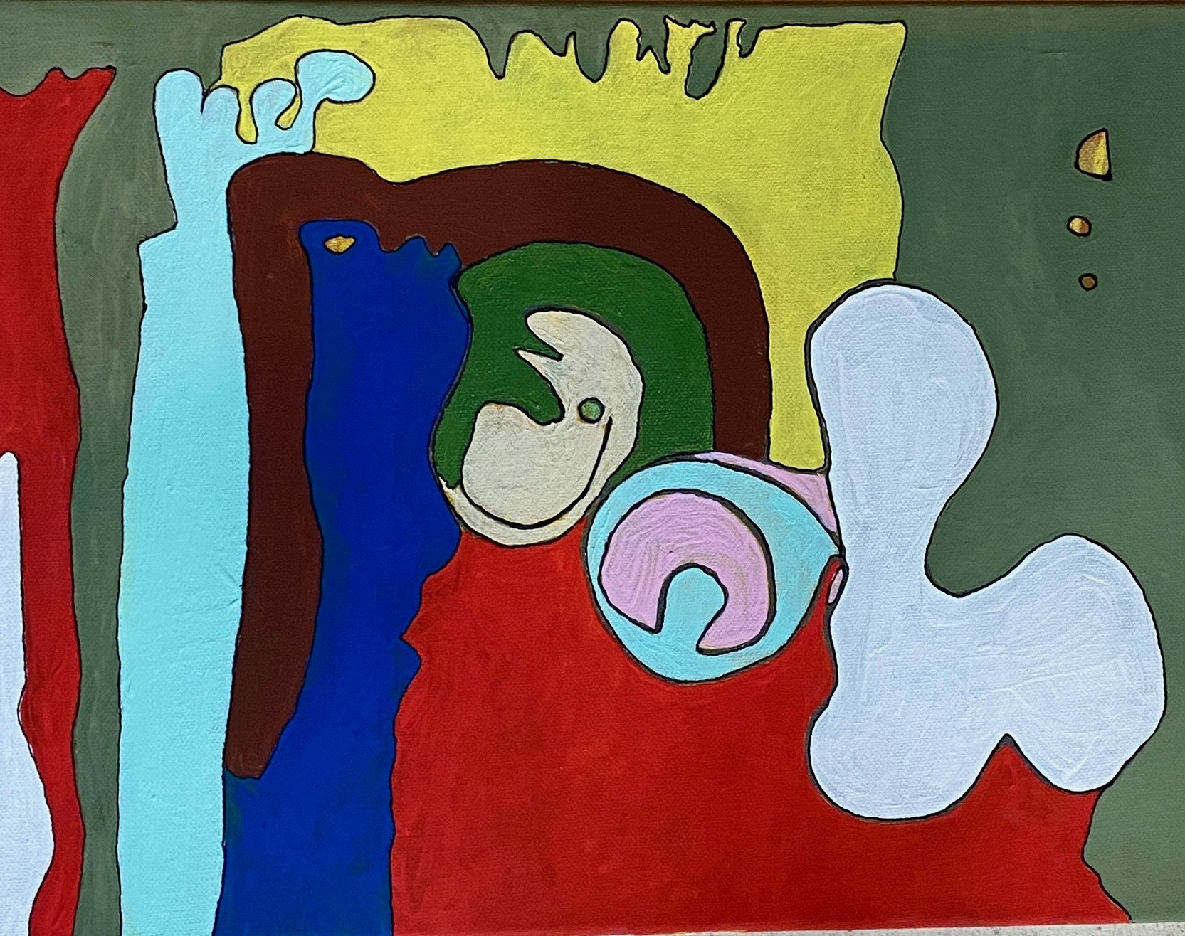 Foetus - Acrylic on Canvas - 40 x 30cm - $250