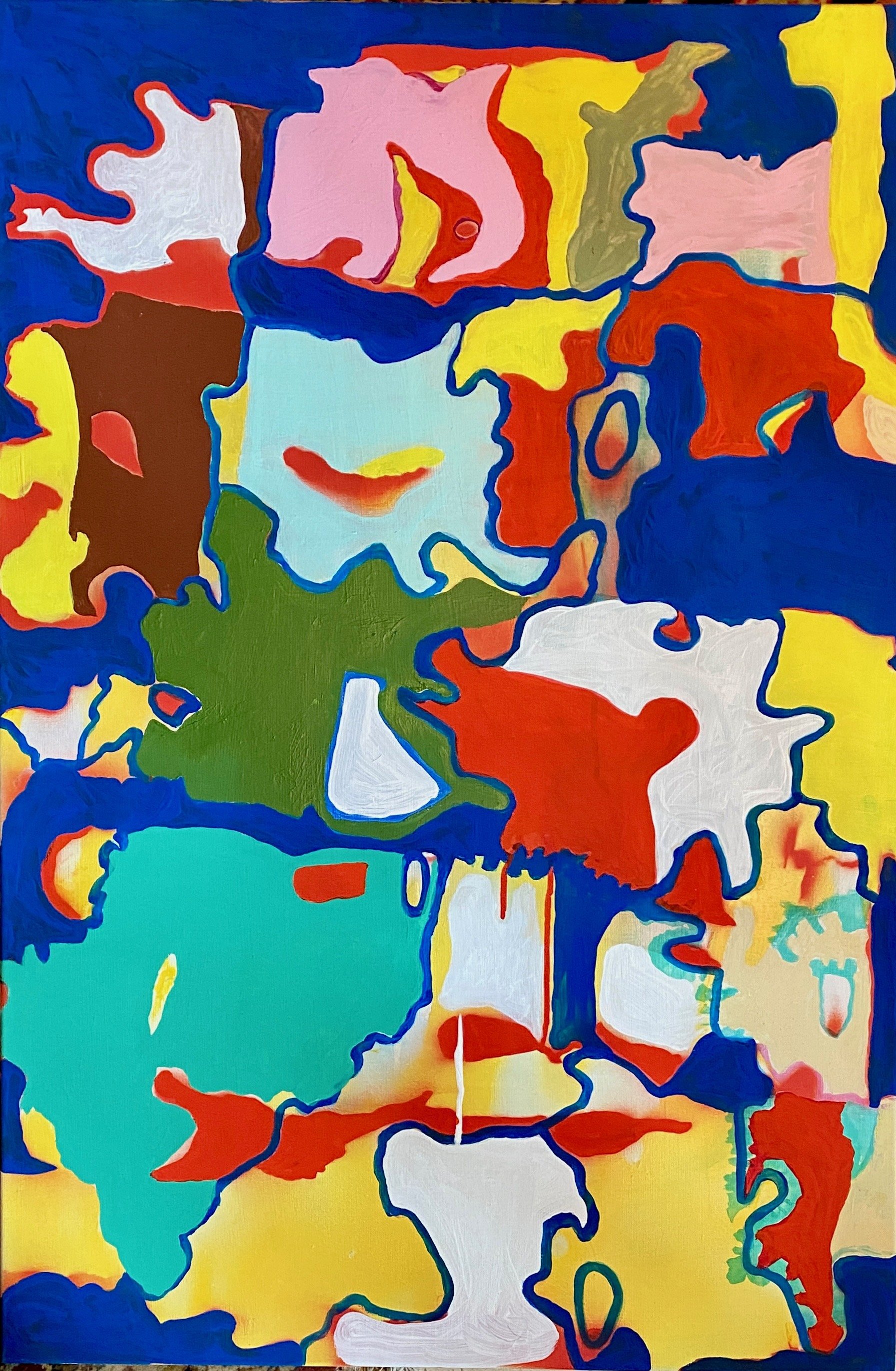 Jigsaw - Acrylic on Canvas - 90 x 60cm - $900