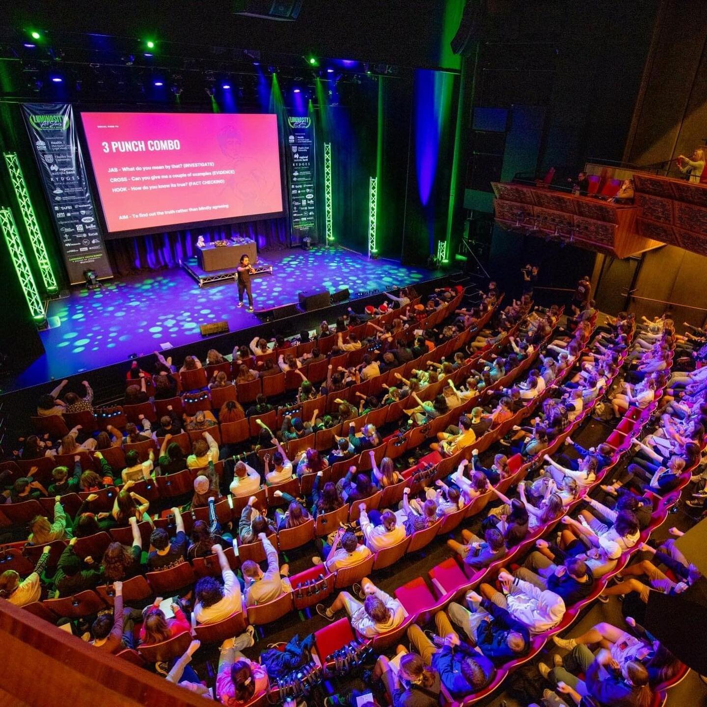 It&rsquo;s been a massive week speaking at the 10th year anniversary of @luminosityyouth with an all star line up. 

Our words create worlds. We are stoked to have met hundreds of young people training them in the art of social kung fu