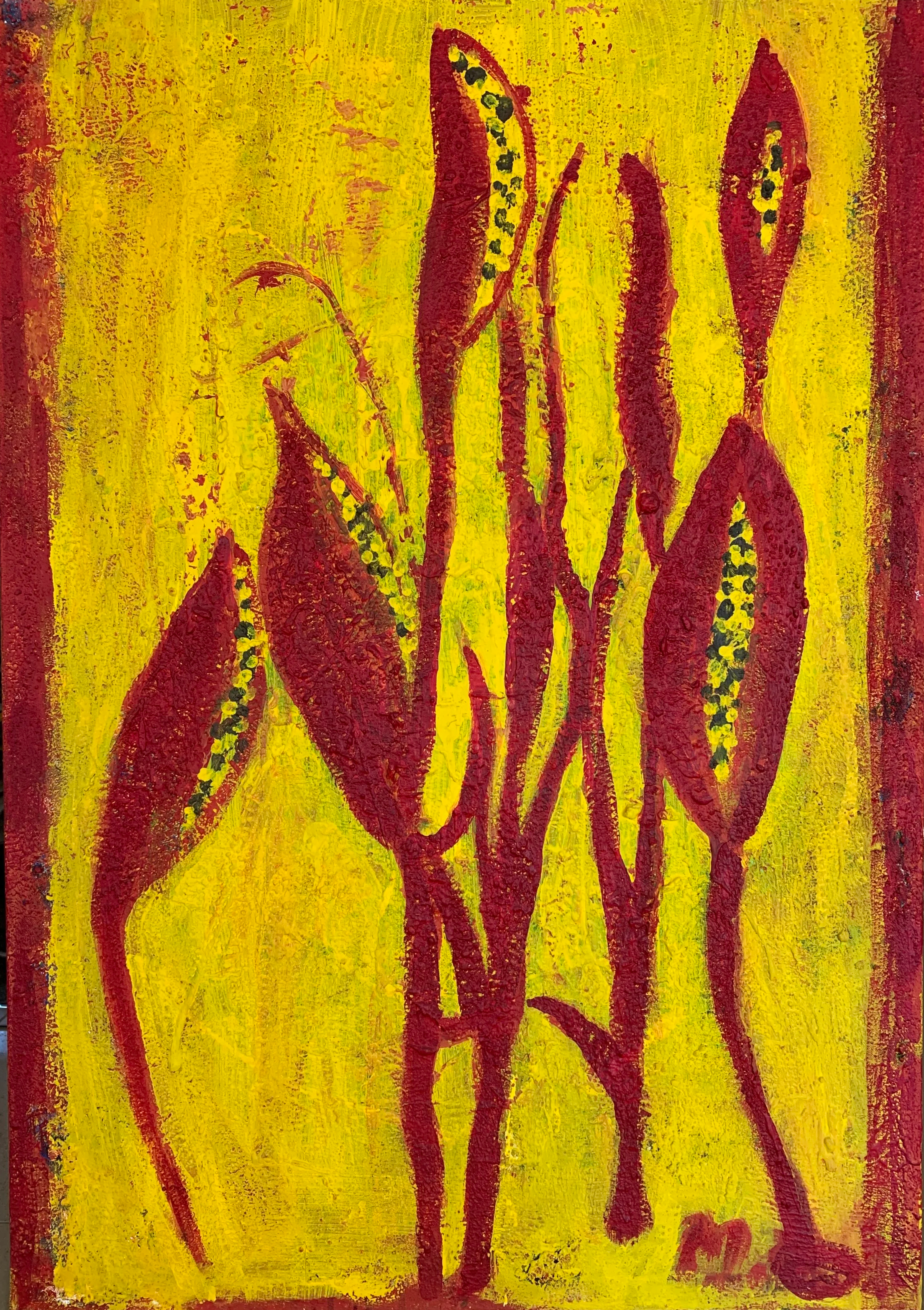 Korn - Acryl auf Leinwand - 80 x 100 cm - 2026