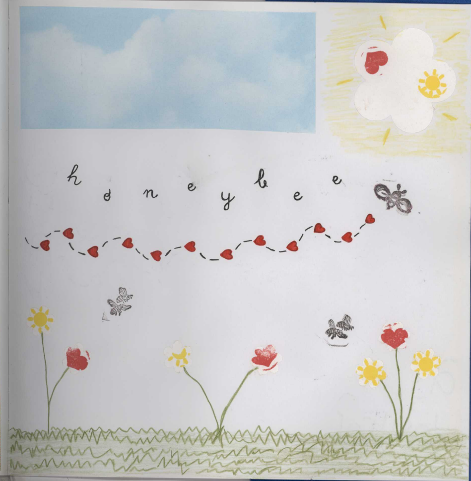 transition page for second half of Dragonfly Honeybee